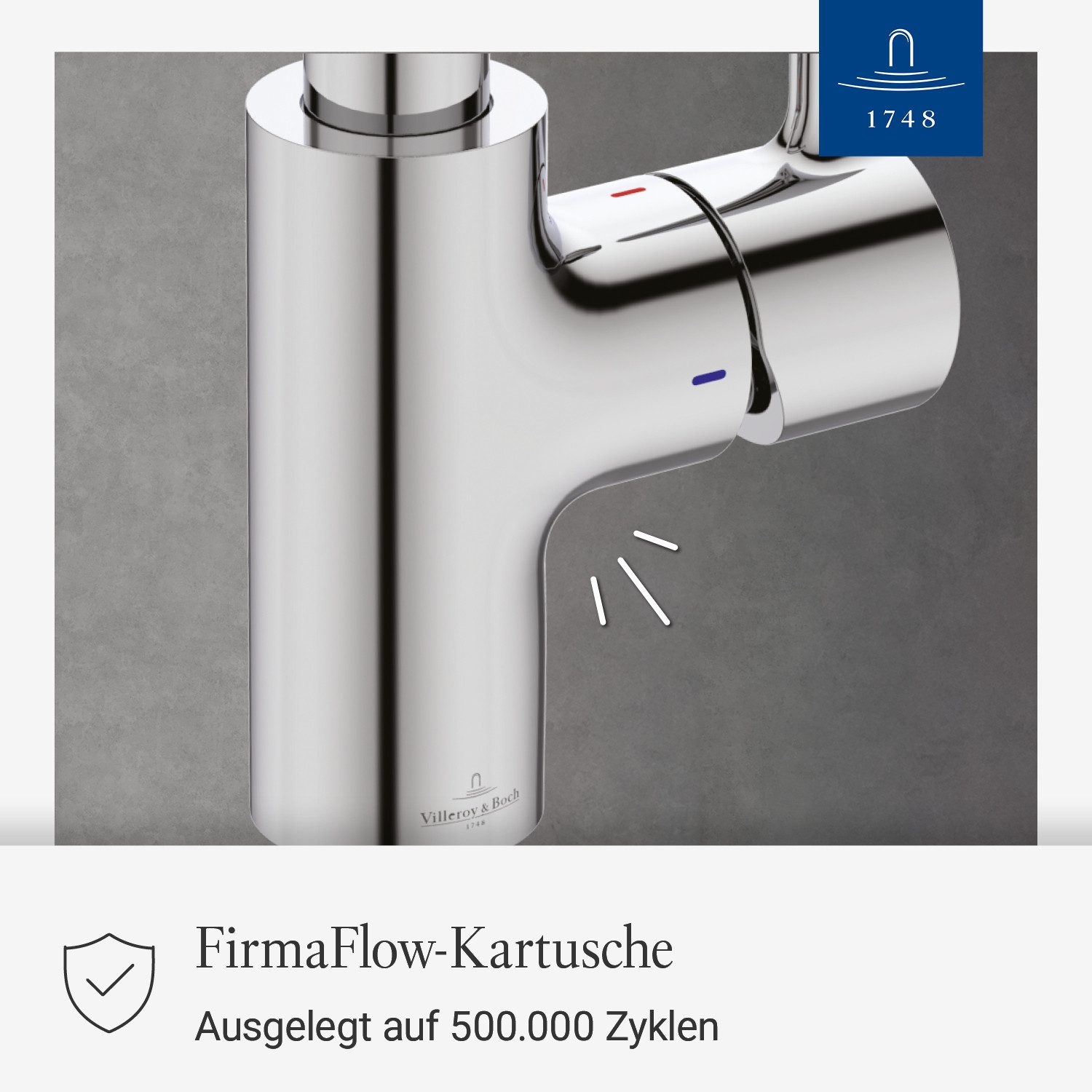 Villeroy & Boch Küchenarmatur Variaro FirmaFlow® Kartusche, mit Handbrause, 360° schwenkbarer Auslauf – Bild 4 von 5