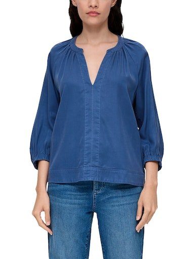 s.Oliver Shirtbluse mit Raffungen