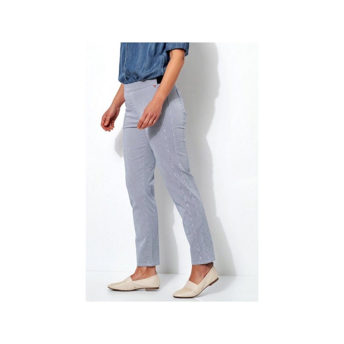 TONI (1-tlg) grau 5-Pocket-Jeans