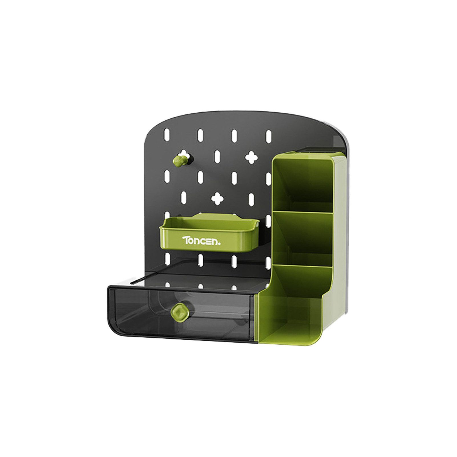 Jumpeak Organizer Schreibtisch Organizer, Lochplatte, Mit Schublade, Modern, PET, Klassifizierte Aufbewahrung -- Schaffe mehr Platz auf deinem Tisch
