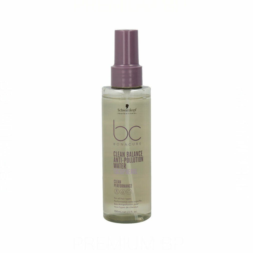 Schwarzkopf Hitzeschutzspray Bc Clean Balance Anti-Pollution Water 150ml