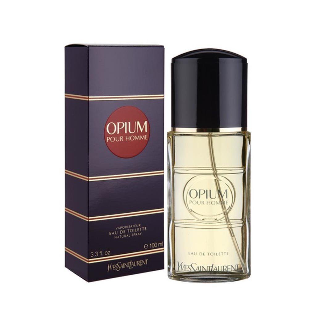 YVES SAINT LAURENT Eau de Toilette Opium Pour Homme, Glasflakon, Parfüm EDT, Herrenduft
