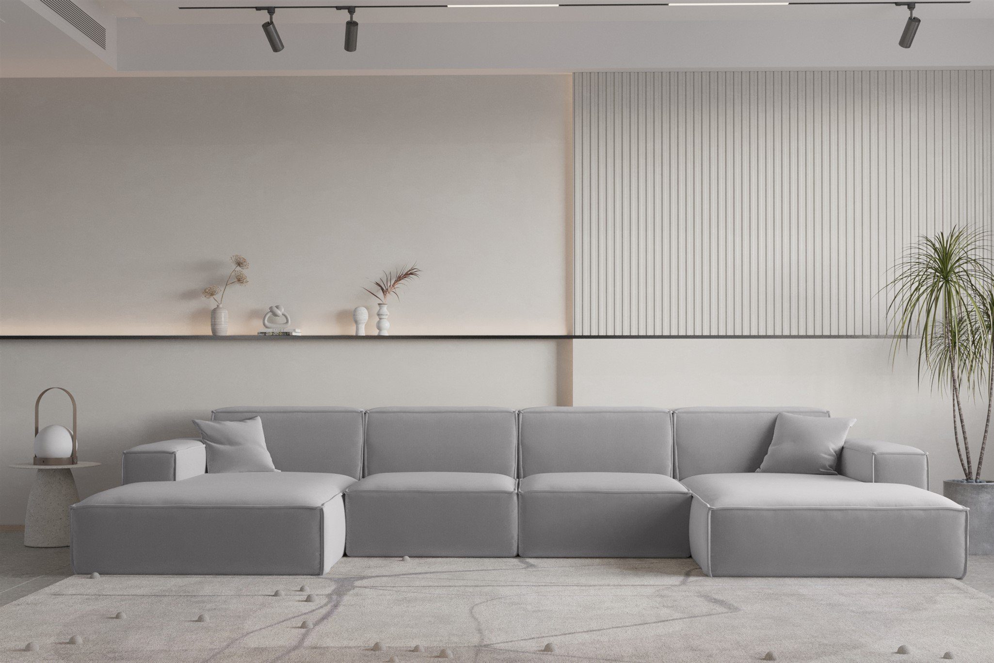 Fun Möbel Wohnlandschaft U-Form CELES PREMIUM, günstig online kaufen