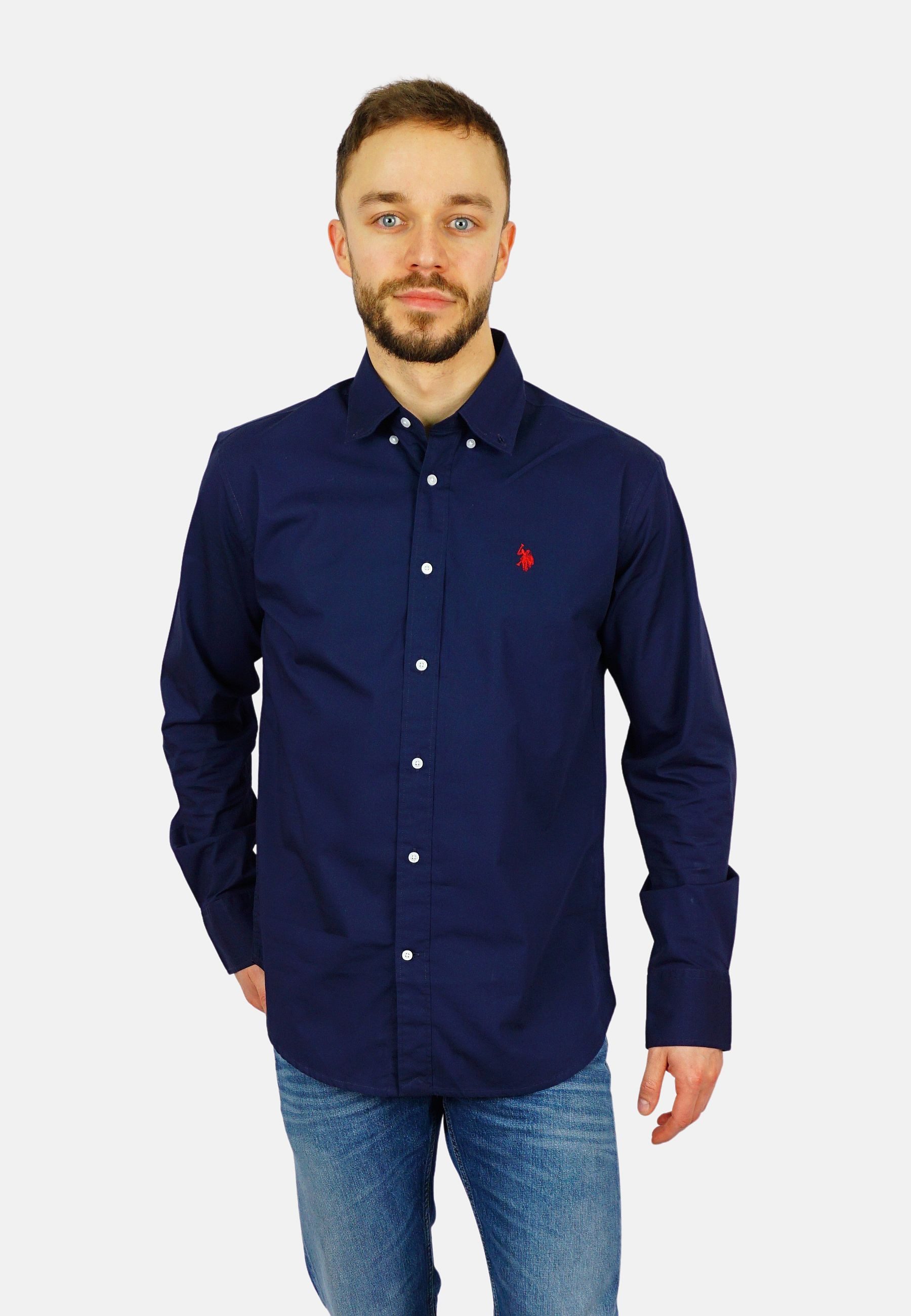 U.S. Polo Assn Langarmhemd Hemd Button günstig online kaufen