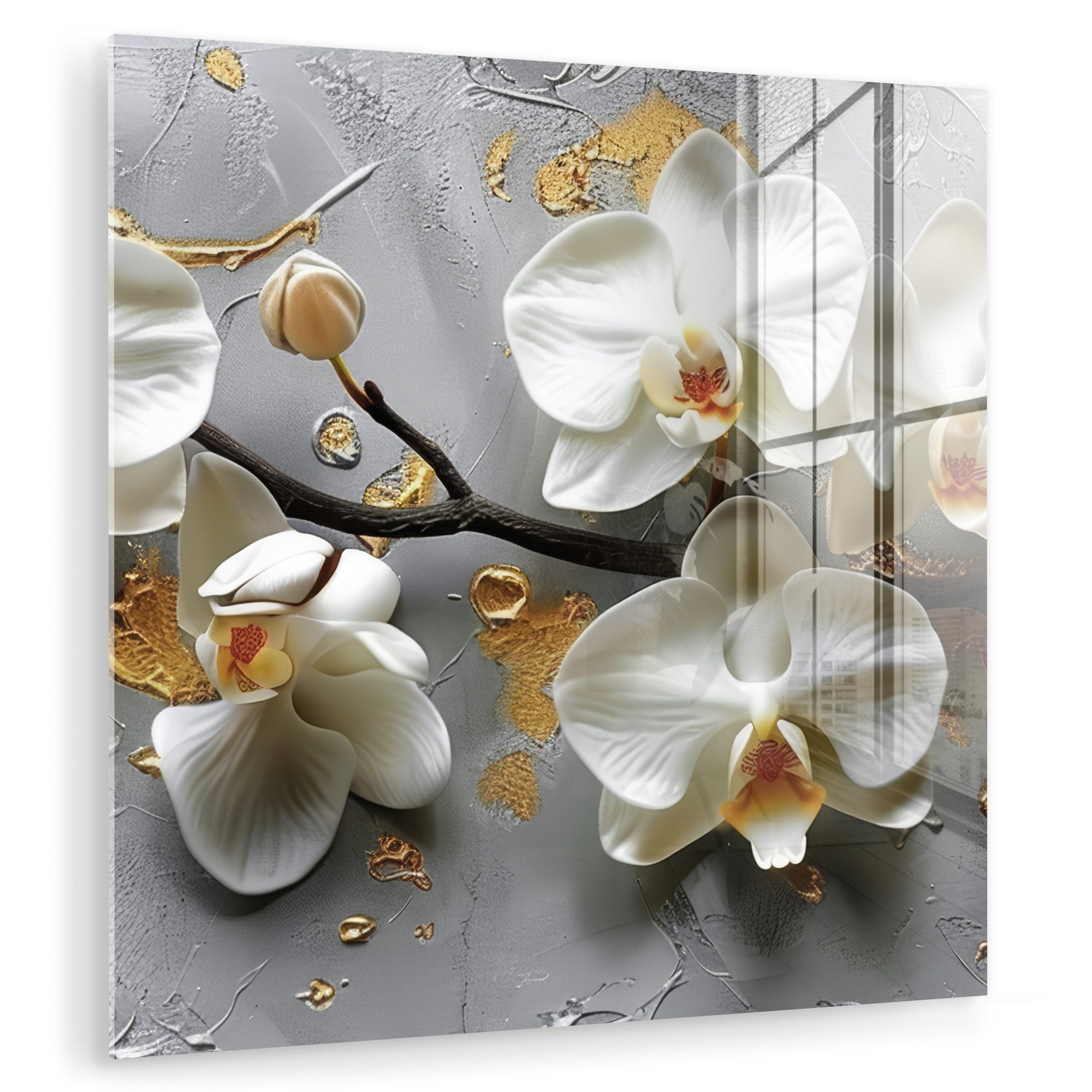 MuchoWow Acrylglasbild Blumen - Orchidee - günstig online kaufen