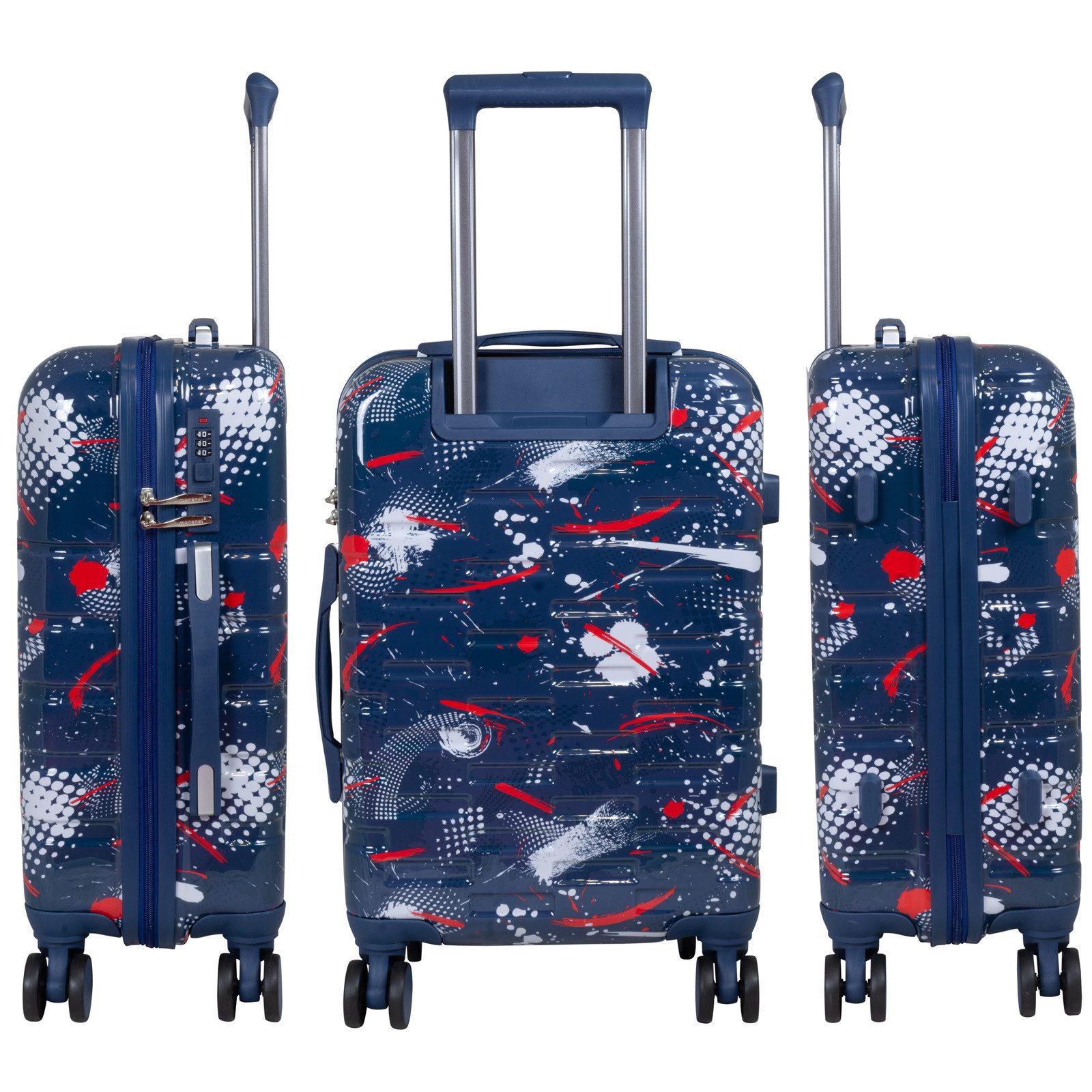 Trendyshop365 Hartschalen-Trolley Koffer Pescara, 4 Motive, günstig online kaufen