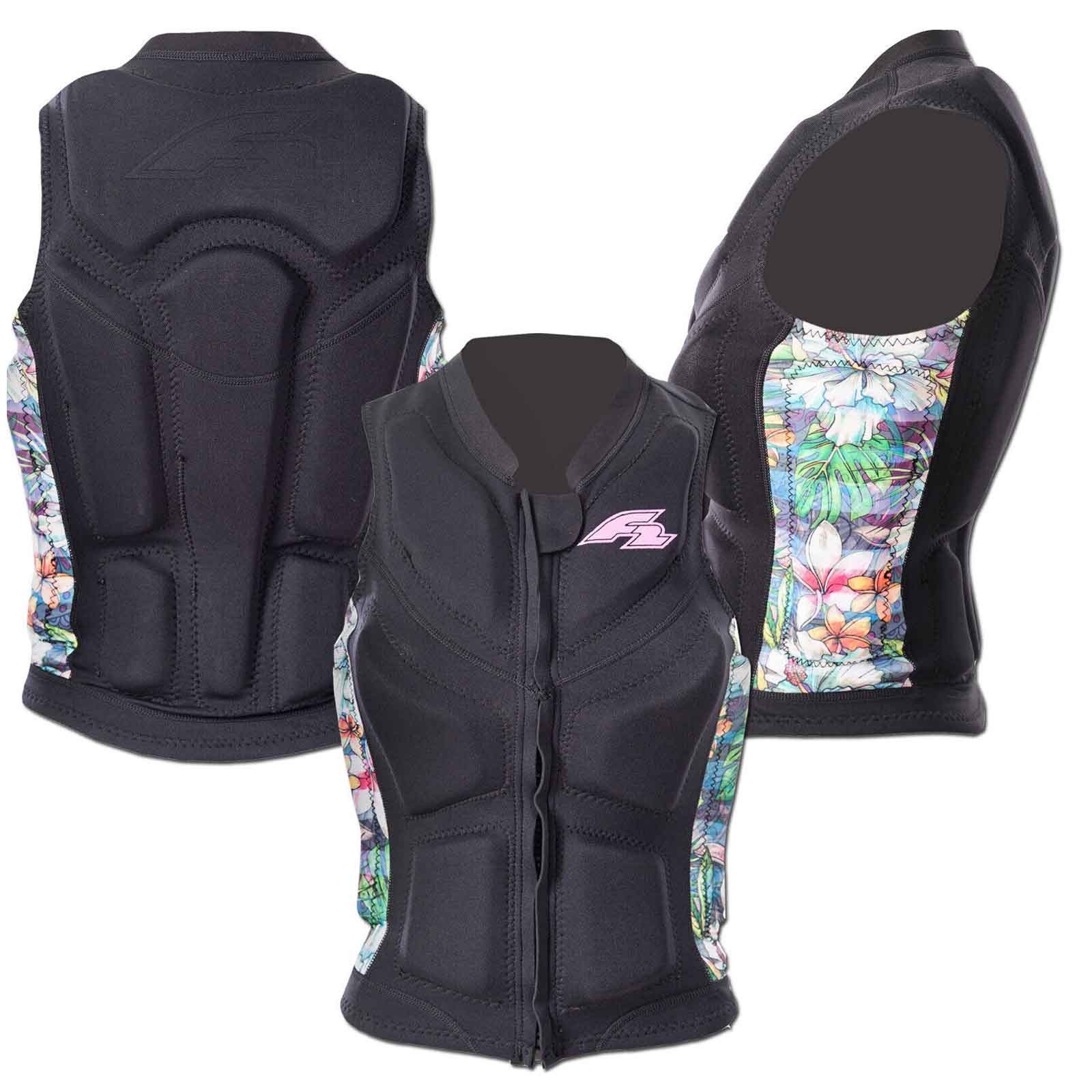 F2 Prallschutzweste F2 Damen Prallschutz Weste Wake & Sup Weste L Schwarz 2024/25 – Bild 4 von 4