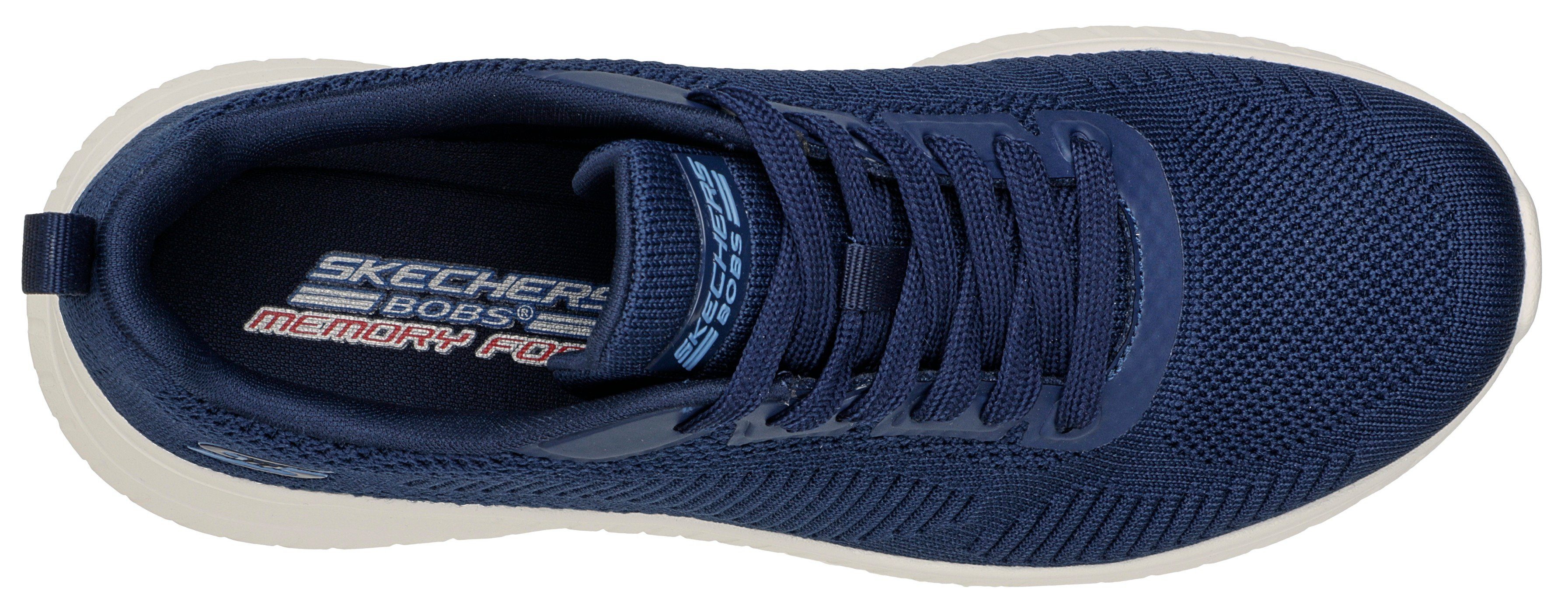 Skechers SQUAD OFF Sneaker komfortabler mit navy Innensohle CHAOS FACE BOBS
