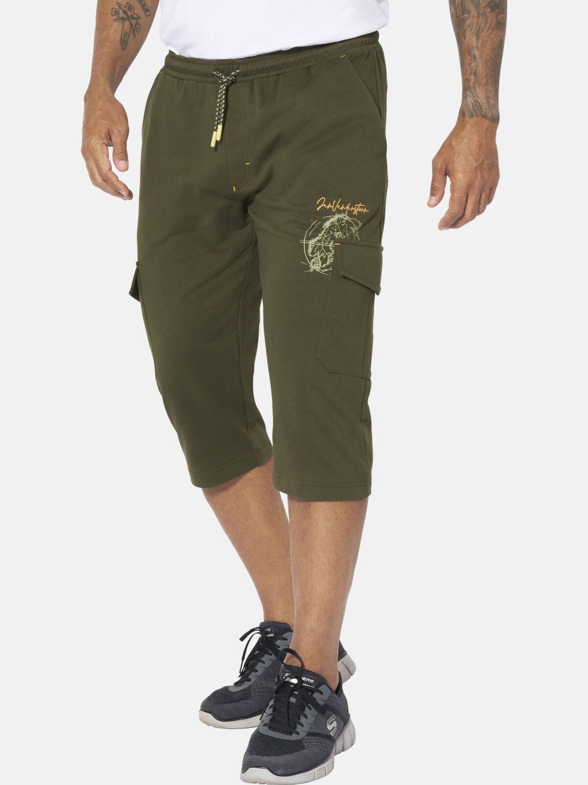 Jan Vanderstorm Jogginghose BANDULF mit lässigen Beinprint