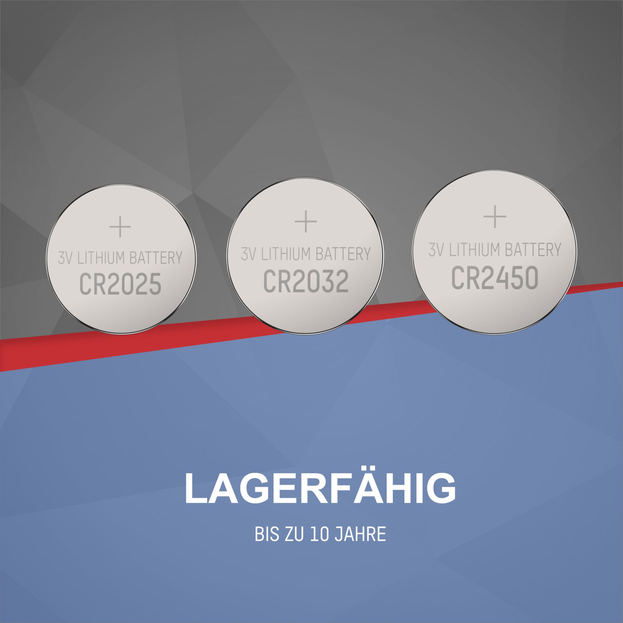 HyCell Alkaline Knopfzellen Set AG1, AG3, AG4, AG10, AG12, AG13, 30 Stück Knopfzelle