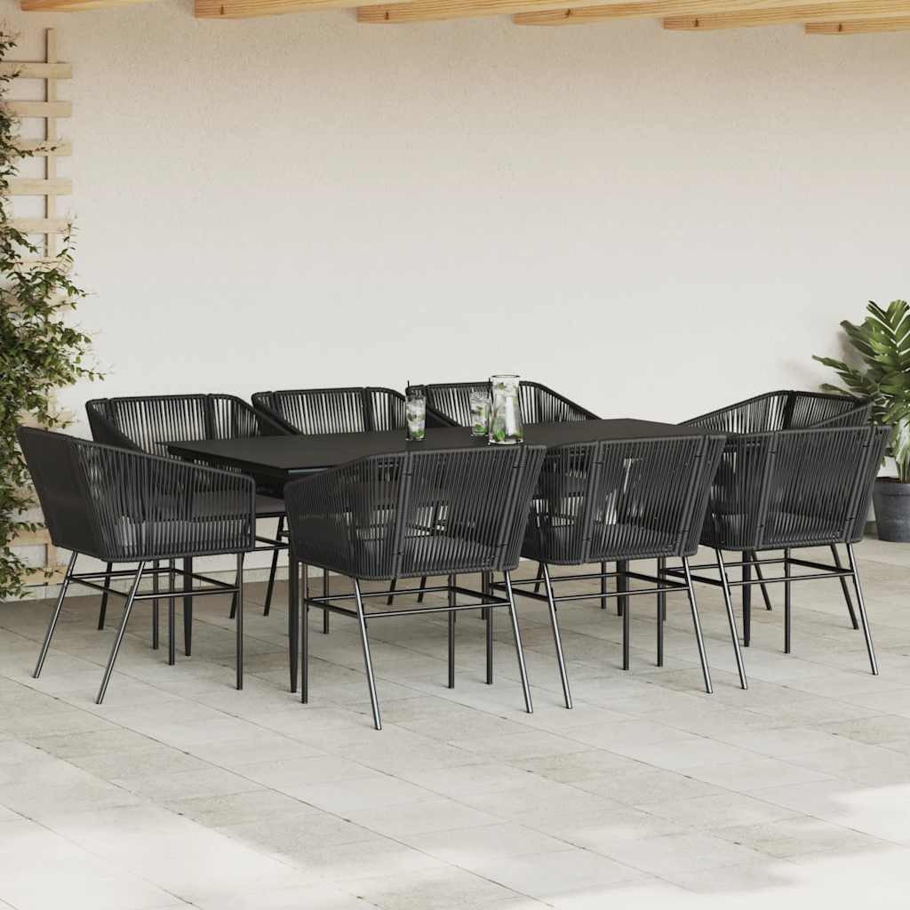 vidaXL Garten-Essgruppe 9-tlg. Garten-Essgruppe mit Kissen günstig online kaufen