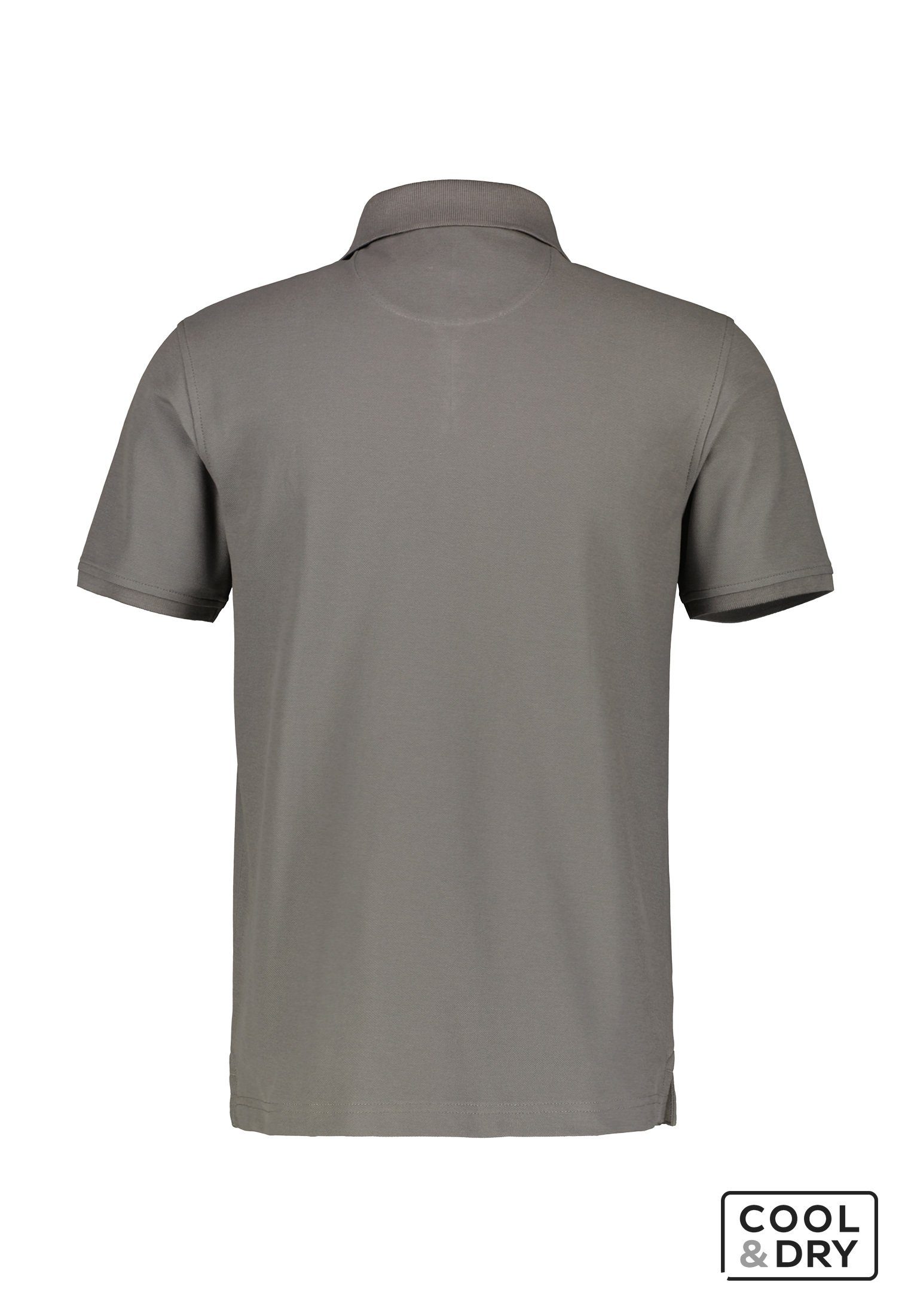 Klassischer *Cool Poloshirt Polostyle Piquéqualität in & GREY Dry* LERROS MELANGE LERROS