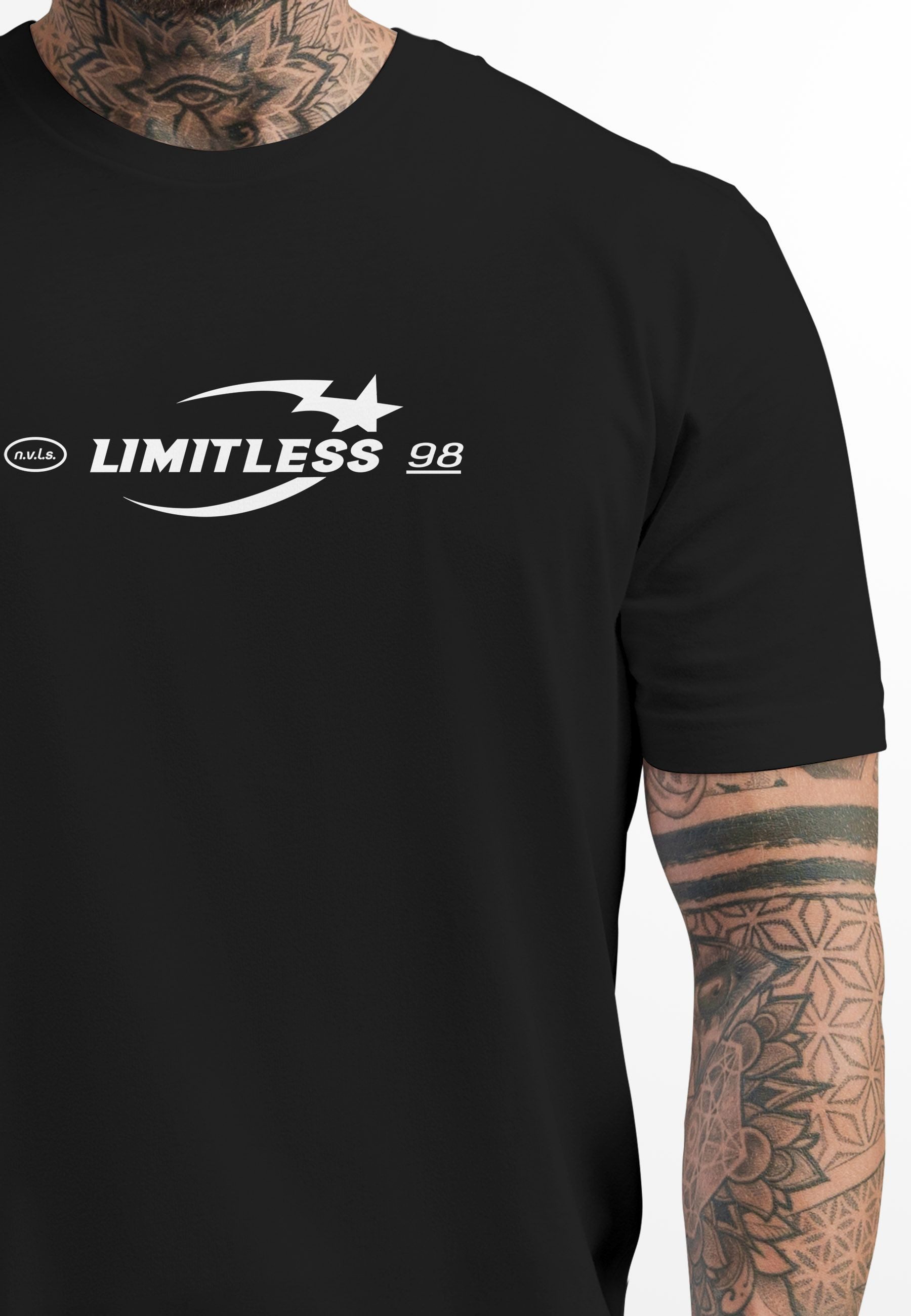 Neverless Print-Shirt Herren T-Shirt Print Limitless günstig online kaufen