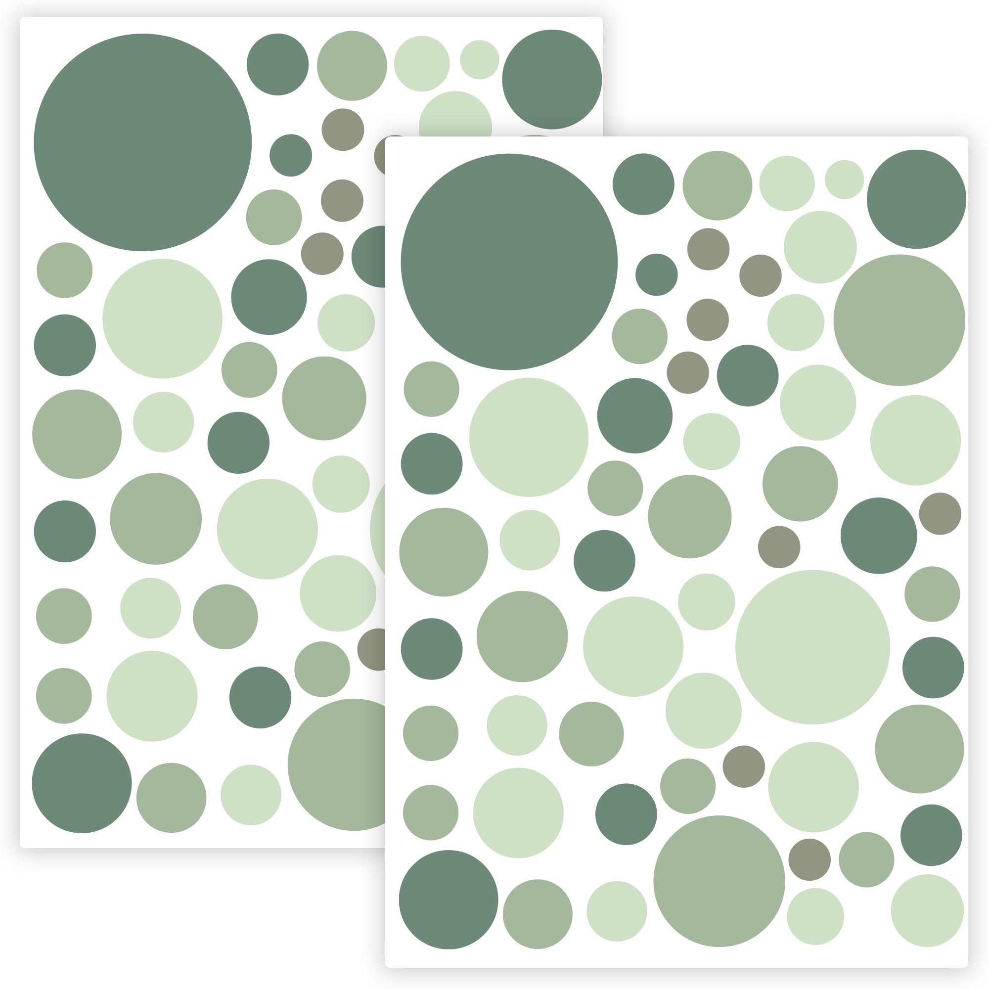 WANDKIND Wandtattoo Kreise Set 120 Stück V283 günstig online kaufen