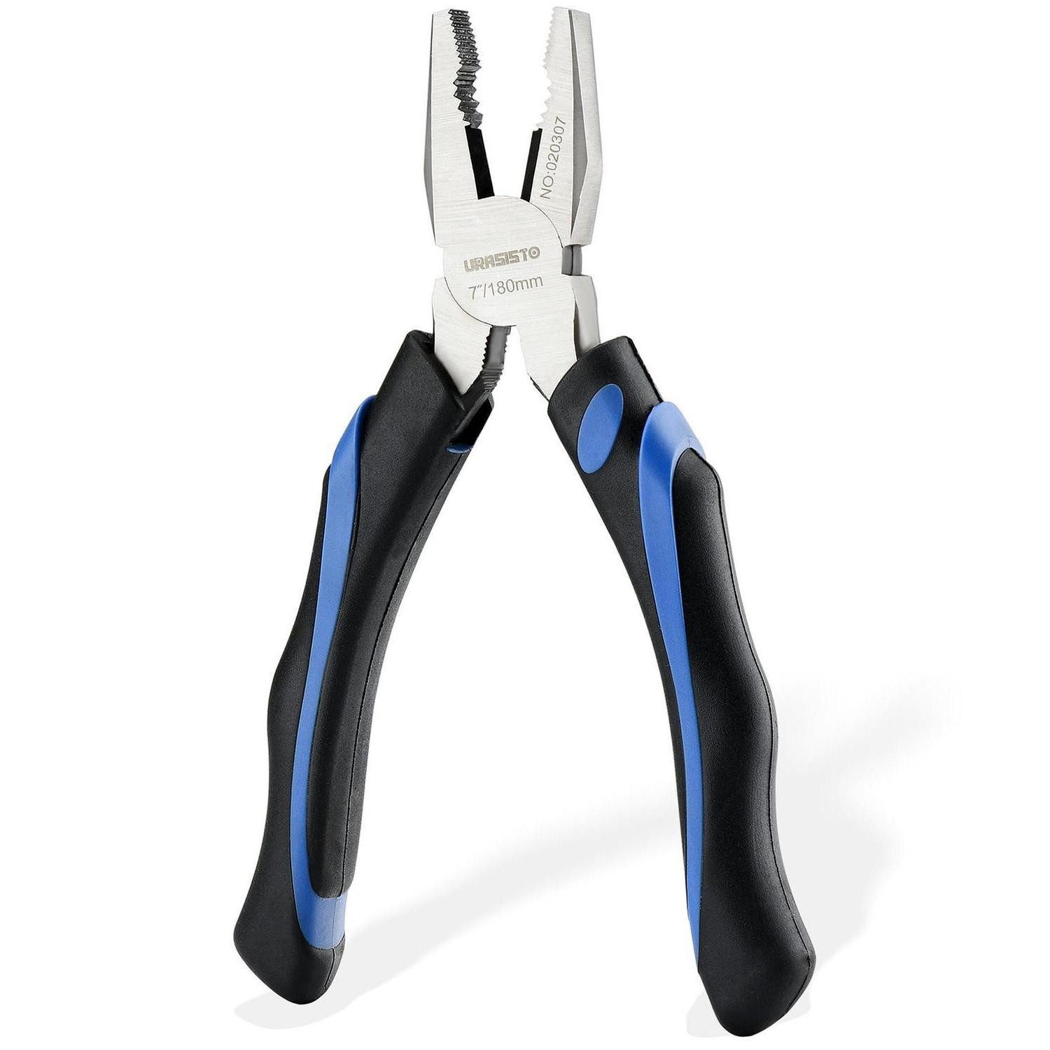 LuxusKollektion Kombizange Kombinationszange 17,8 cm Drahtschneider Gummigriff