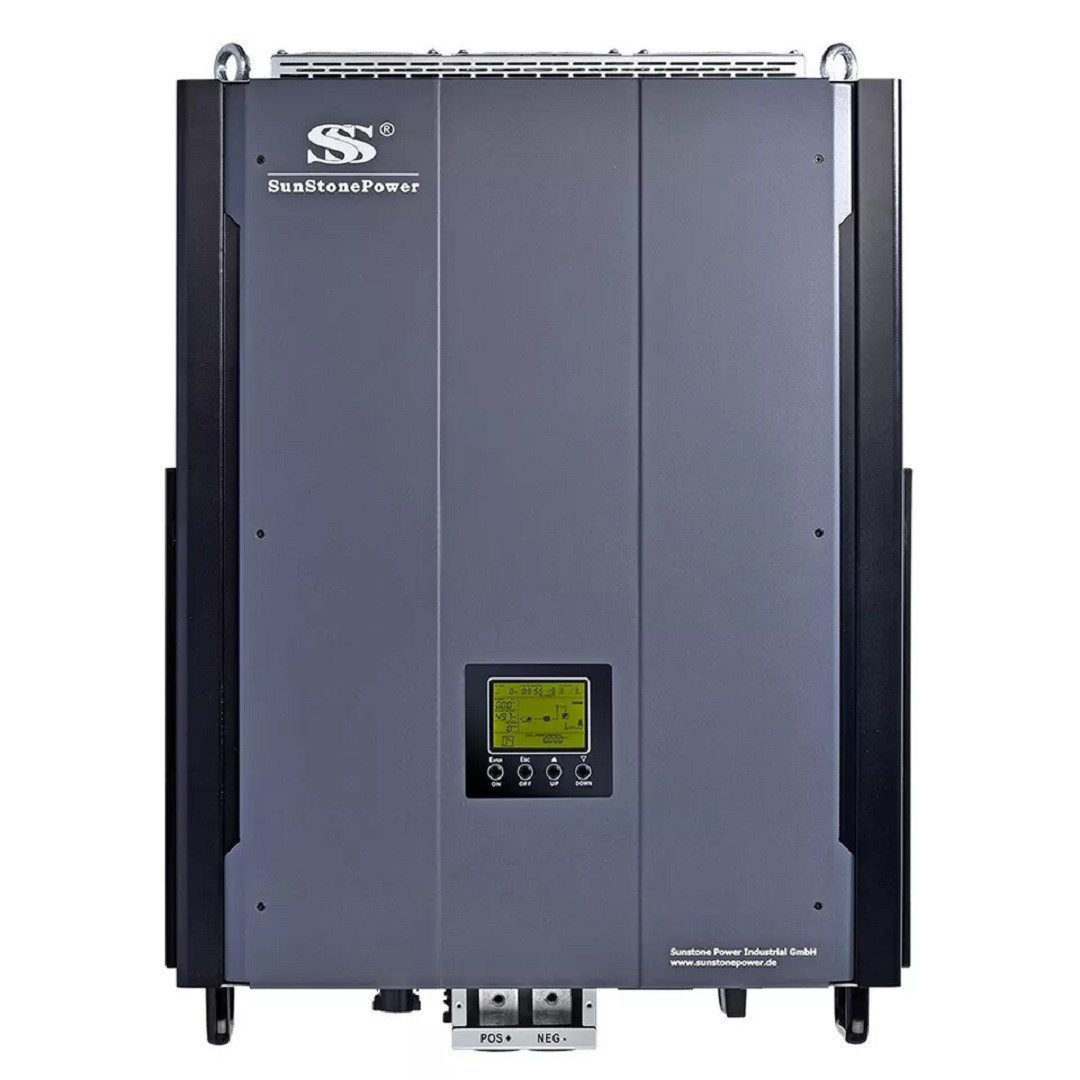 Sunstone Power Wechselrichter 3 Phasen 10KW 48V Netzeinspeisung Batteriewechselrichter mit WLAN, (Sunstone Power Hybrid Wechselrichter 1 Stk), Reine Sinuswelle, mit App, Inselbetrieb und Einspeisung ins Netz