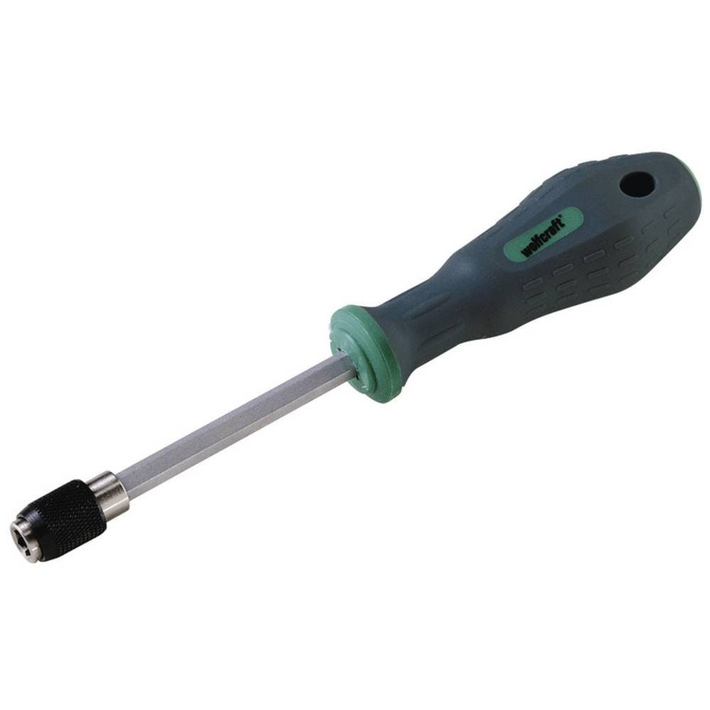 Wolfcraft Bit-Schraubendreher Handschraubendreher "2C" 8725000, Mehrkomponentengriff