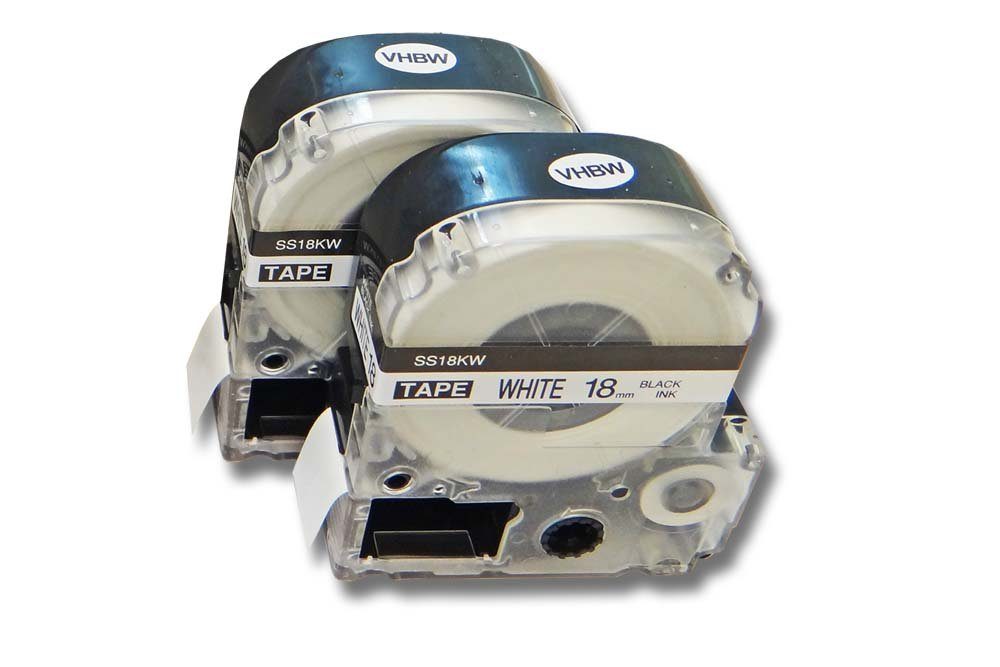 Beschriftungsband Kopierer LW-900P & LabelWorks Epson vhbw passend Drucker für