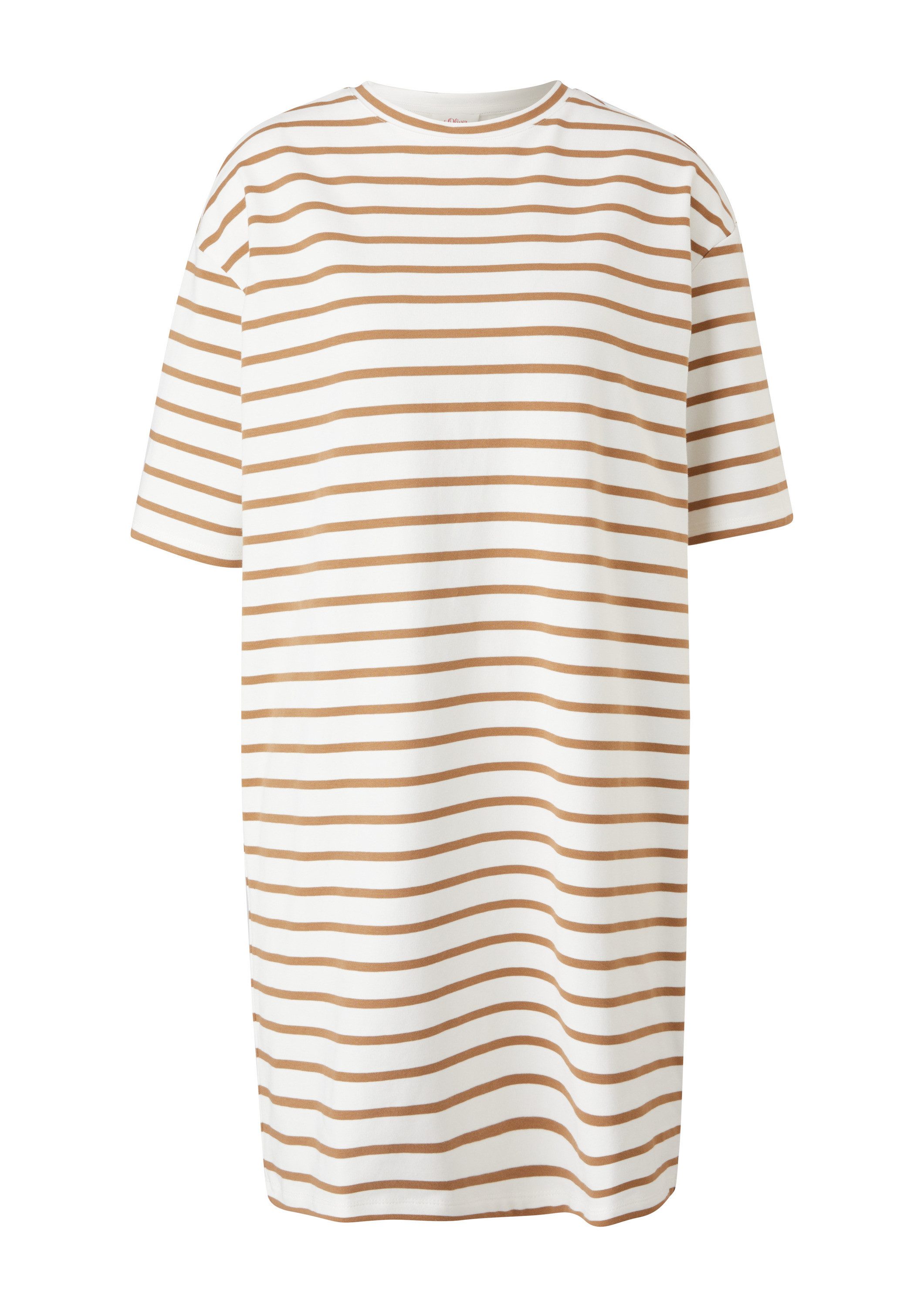 s.Oliver Minikleid Kleid Sweatkleid mit Streifen günstig online kaufen