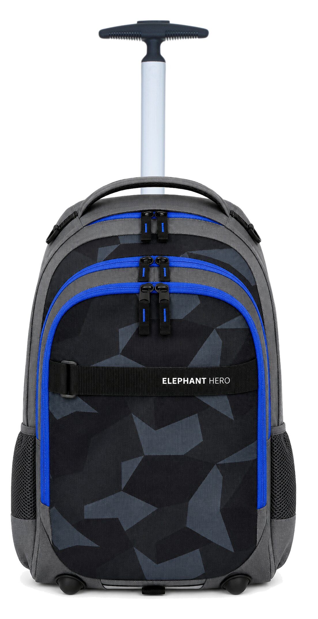 ELEPHANT Schulrucksack Trolley Hero Signature Schultrolley, Rucksacktrolley Schule Rucksack Rollen 3 Fächer Daypack Trolly