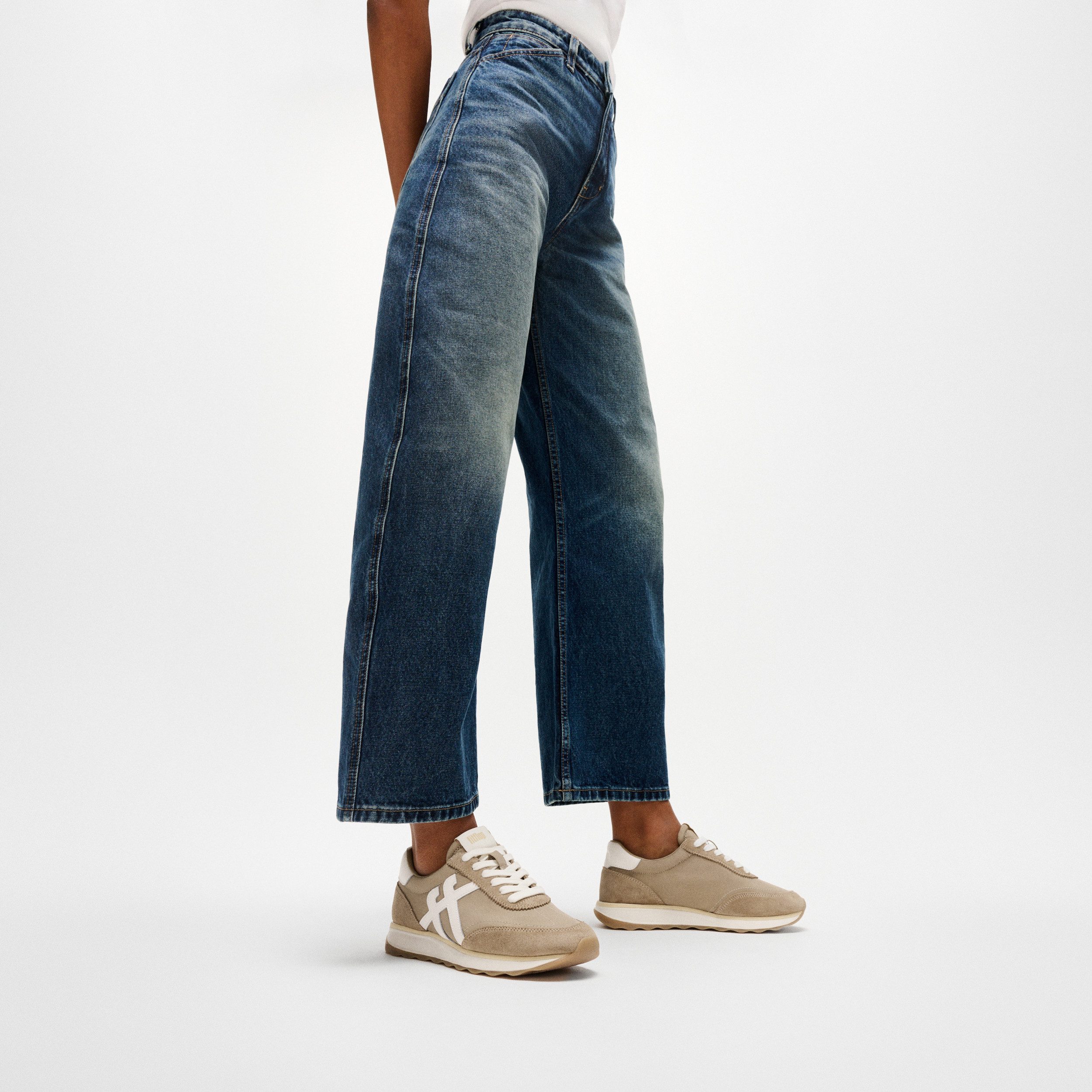 Fitflop RETRO-Q FF FABRIC/SUEDE SNEAKERS Keilsneaker Schnürschuh, Freizeitschuh, Halbschuh mit Kontrastbesatz