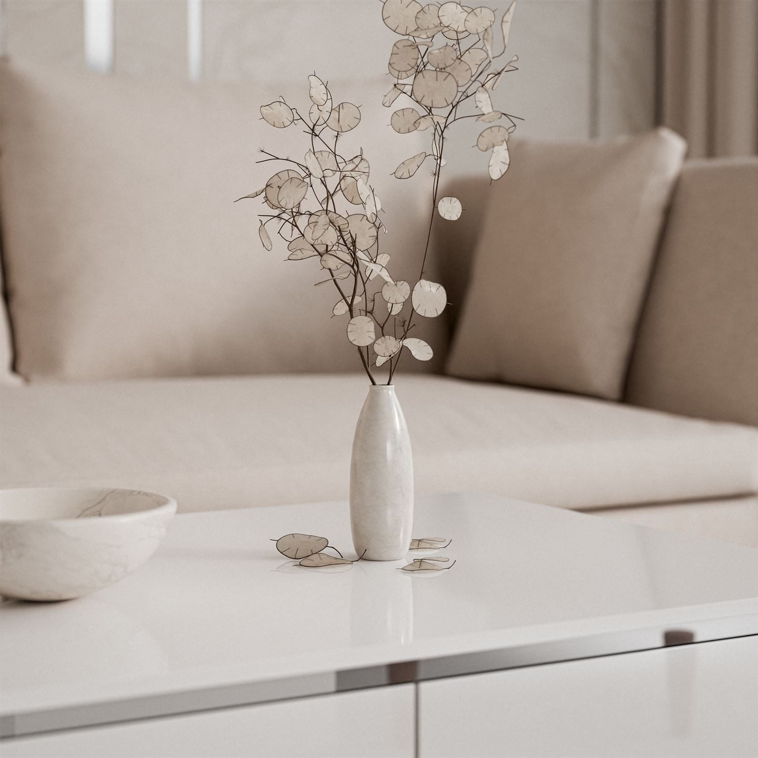 Lookway Couchtisch AURORA SILVER mit Stauraum (1x Tisch), Breite: 90 cm, Höhe: 41/44,5 cm, Tiefe: 60 cm – Bild 4 von 5