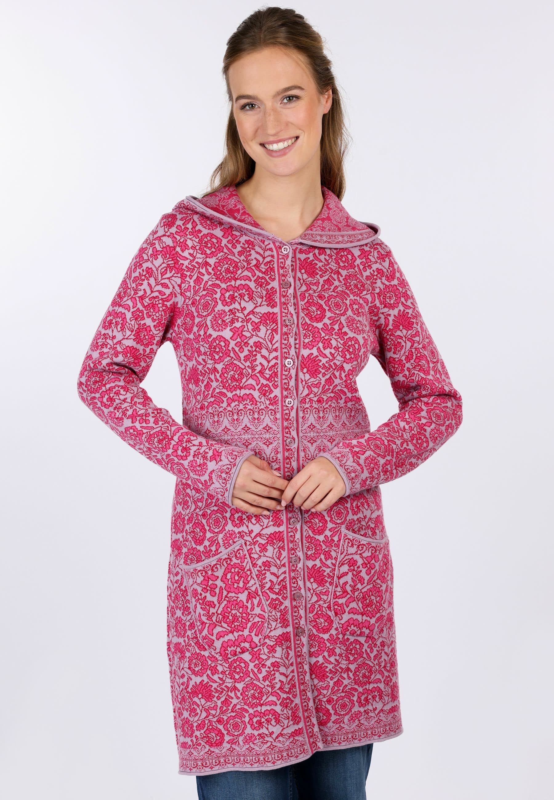 Strickmantel Glory flower