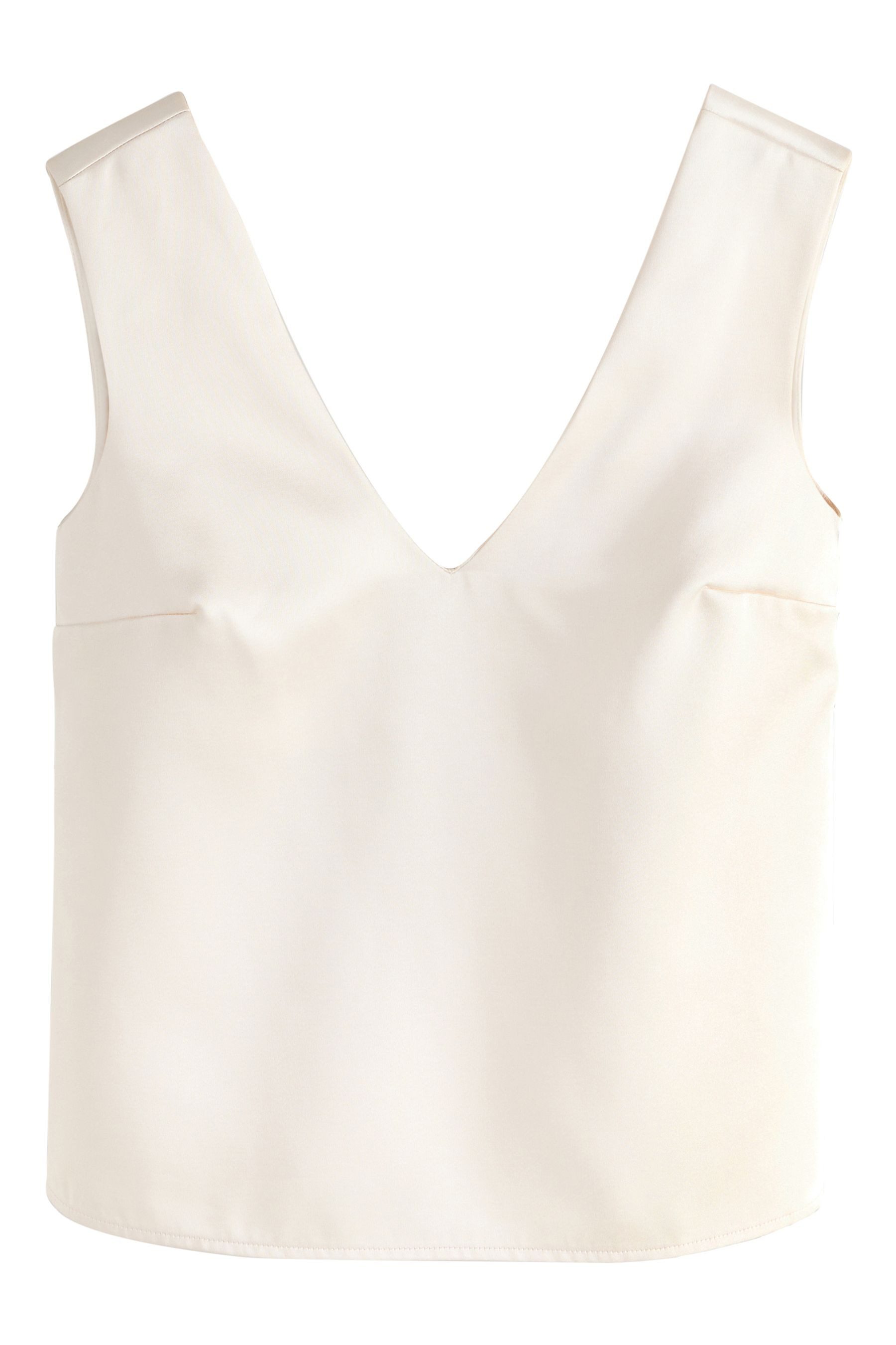 Next Blusentop Ärmelloses Oberteil mit Rückenschleife günstig online kaufen