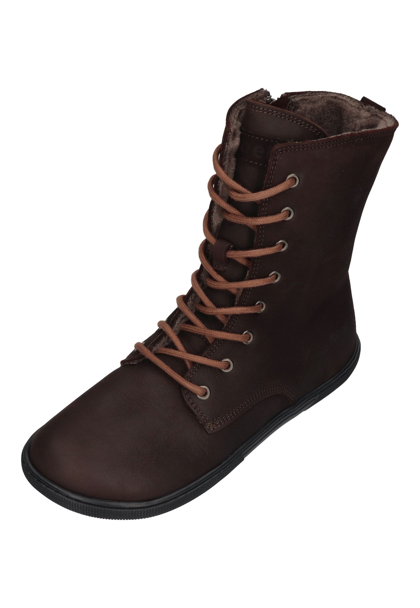 KOEL FARO LAMBSWOOL Barfußschuh Brown