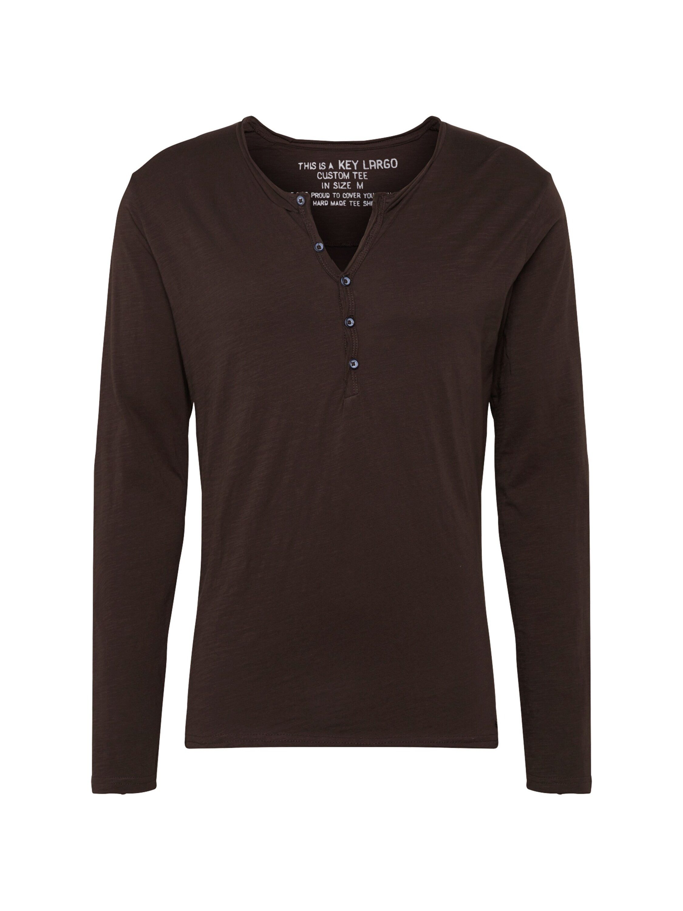 Key Largo Langarmshirt MLS00038 (1-tlg)