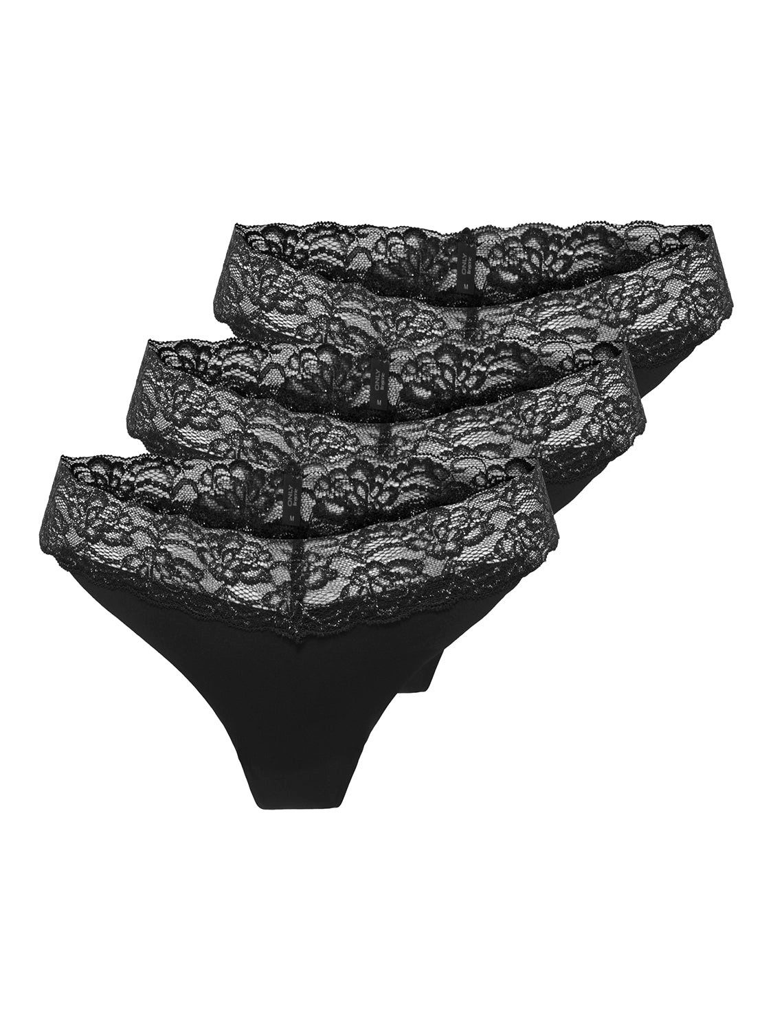 ONLY Panty CHLOE GLITTER (Packung, 3-St., 3er-Pack)