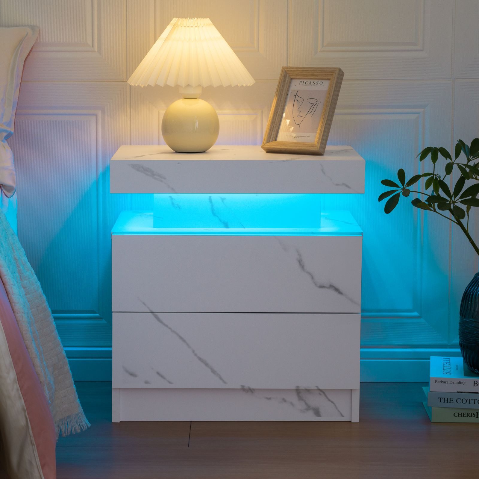 BlingBin Nachttisch LED Nachtschrank Nachtkommode mit günstig online kaufen