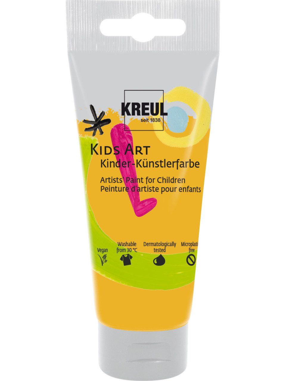 Kreul Kinderfarbe Kreul Kids Art Kinder-Künstlerfarbe gold 75 ml