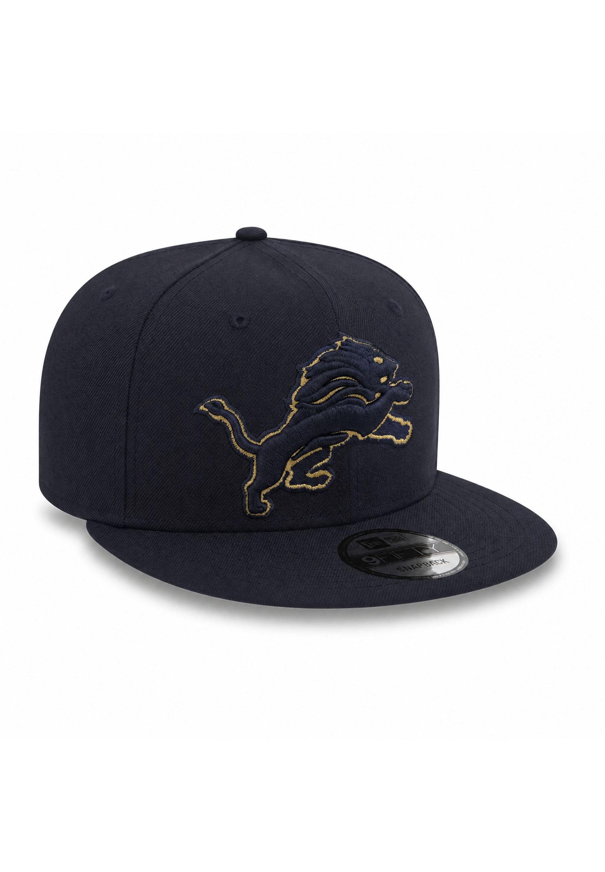 New Era Snapback Cap Detroit Lions New Era NFL Logo Outline 9Fifty Snapback Cap Marineblau (1-St)