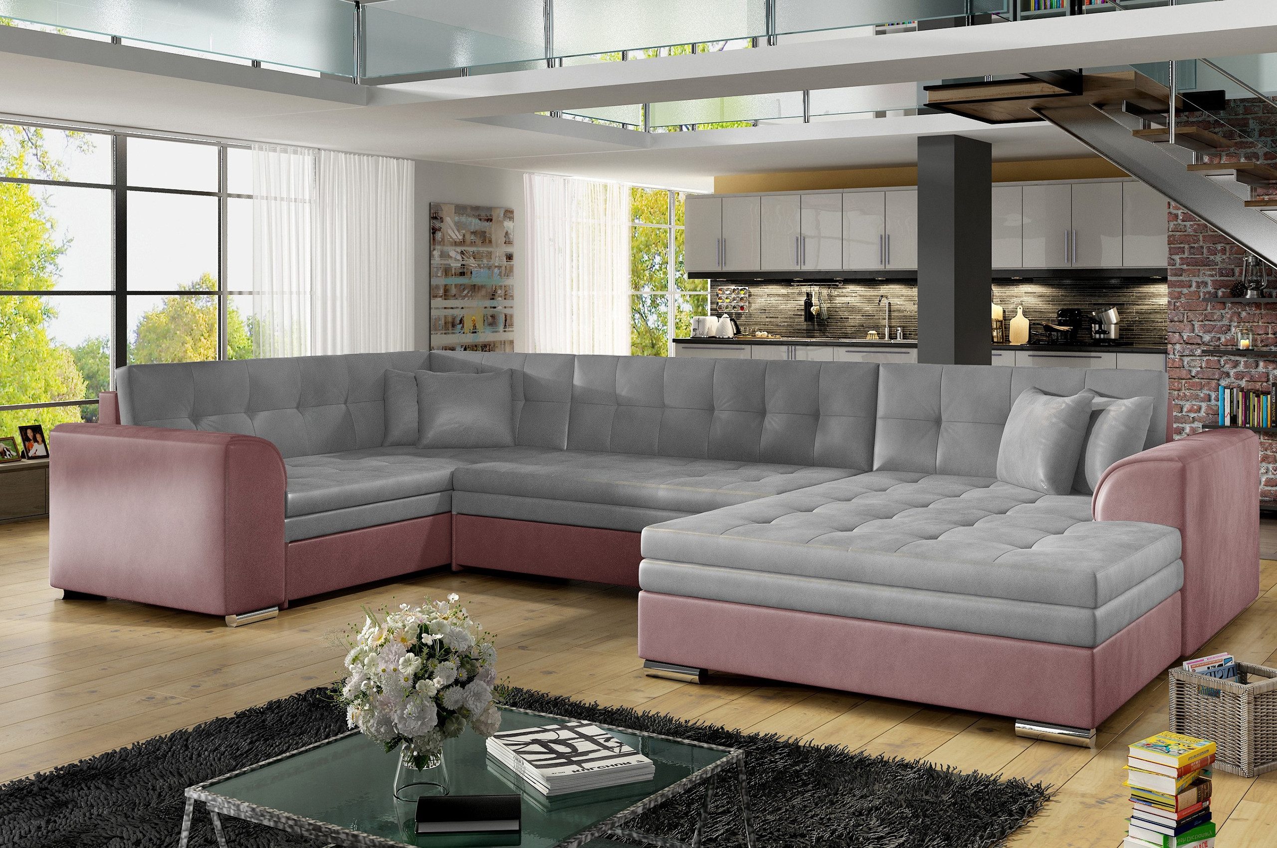 Silbergrau/Dunkle staubige Rose | Korpus: Dunkle staubige Rose