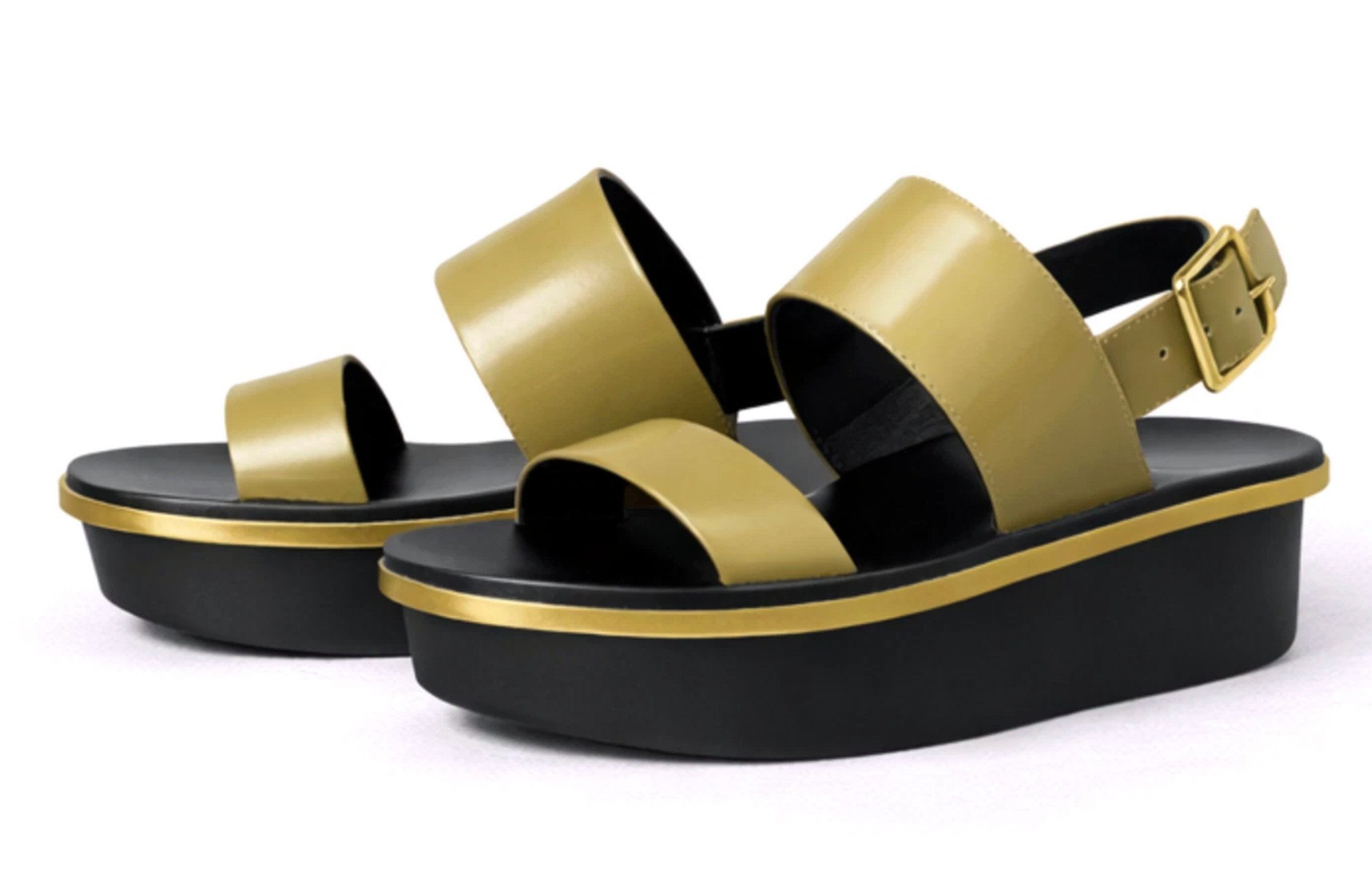 MARNI Wedge Platform Sandalen Schuhe aus Kalbsleder Wedgesneaker Originalverpackung und sämtliches Zubehör vorhanden