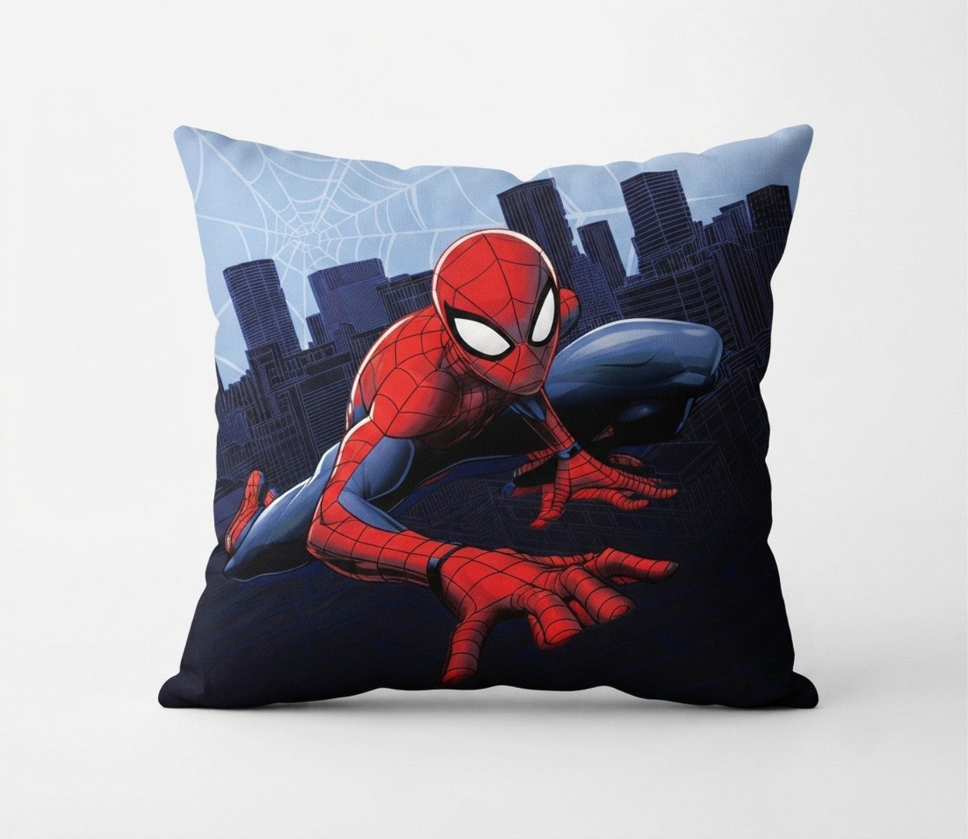Jerry Fabrics Dekokissen Spiderman Kissen Dekokissen Kuschelkissen 35x35 cm