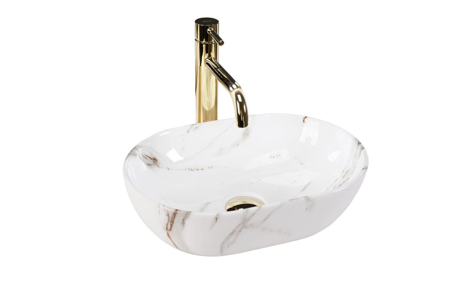 GTM Design Aufsatzwaschbecken AMELIA Modern Waschbecken günstig online kaufen