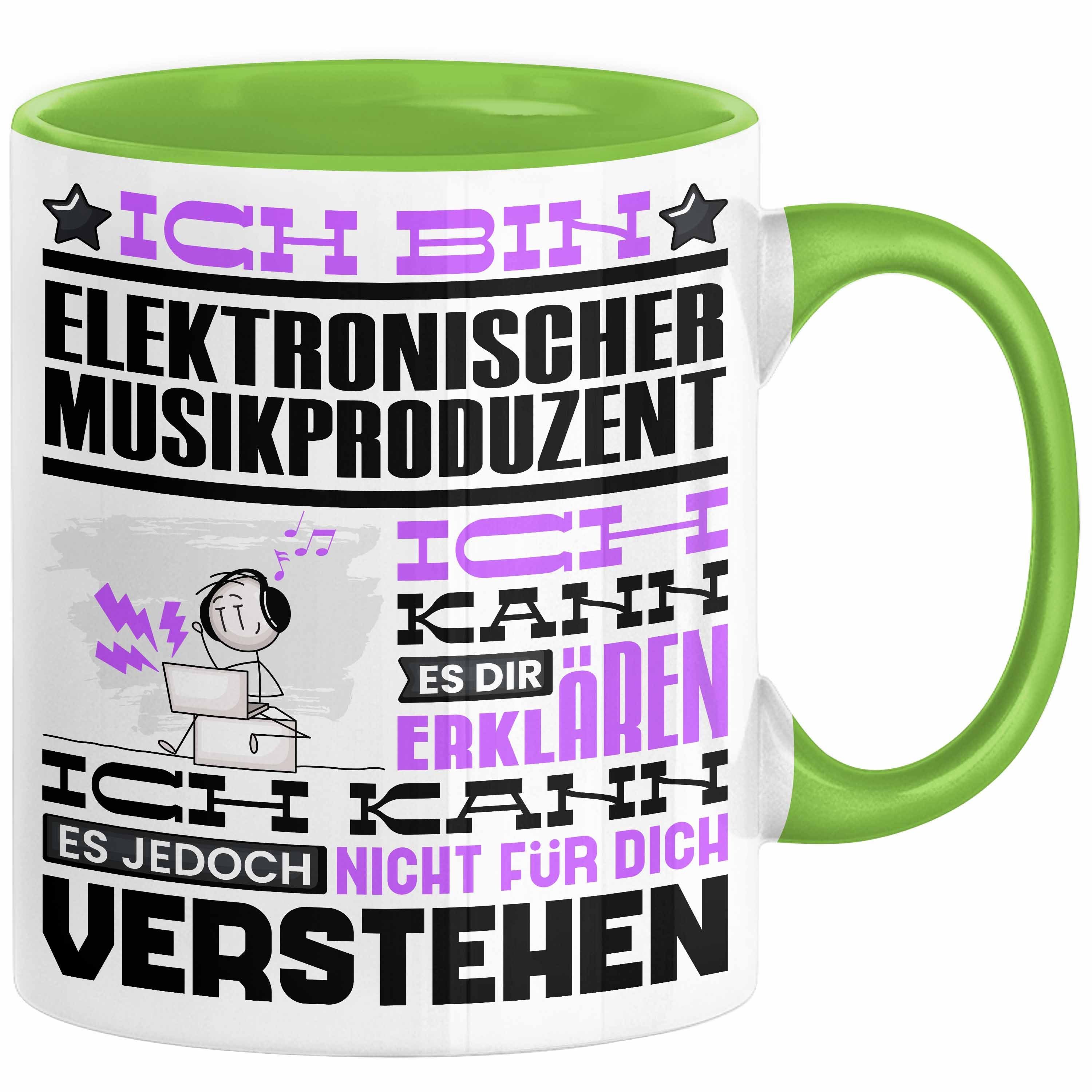 Tasse Elektronischer Musikproduzent Geschenk Tasse Lustige Geschenkdiee für