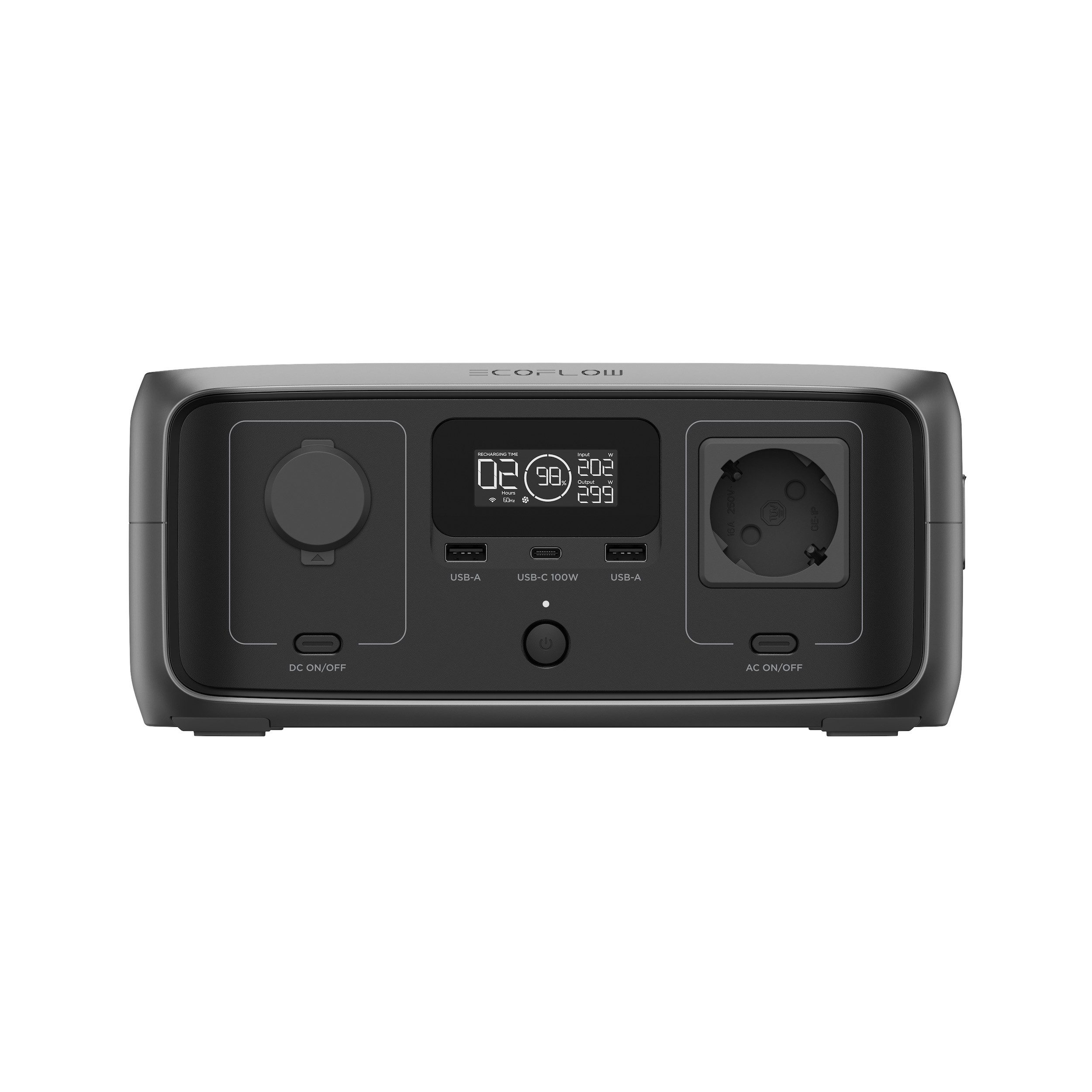 Ecoflow EcoFlow River 3 USV 10ms 245 Wh 0% Mwst. Powerstation River 3 USV, Schnellladung im X-Boost Modus