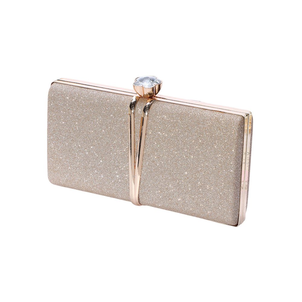 nsihing Abendtasche Clutch Elegante Handtasche für Hochzeiten & festliche Anlässe, Modische Umhängetasche mit Kette