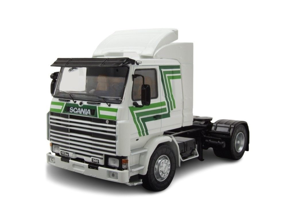 Premium ClassiXXs Modellauto Scania 113 M Zugmaschine 1987 weiß grün, Maßstab 1:43
