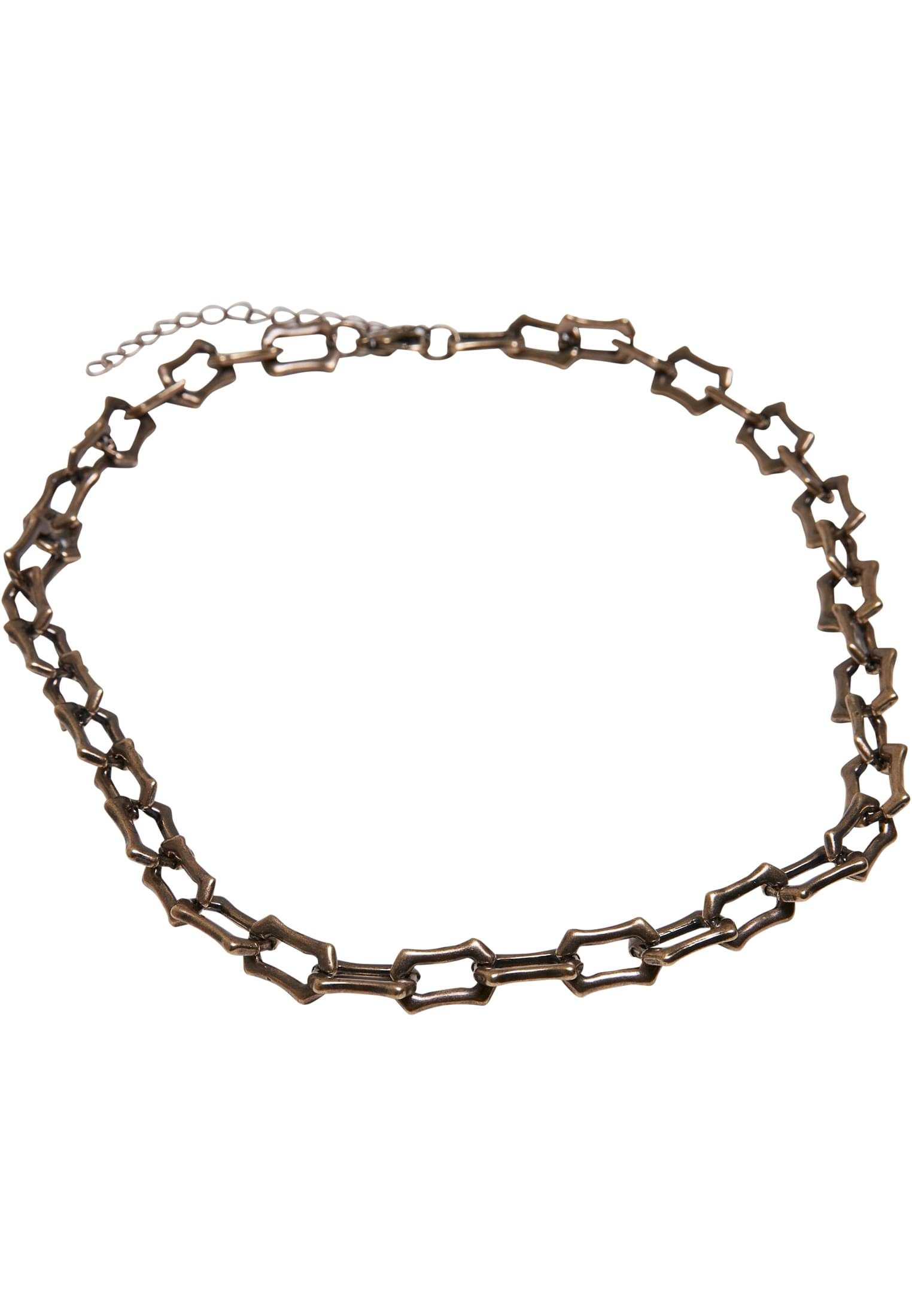 URBAN CLASSICS Schmuckset Accessoires Chunky Chain Necklace (1-tlg) antiquebrass