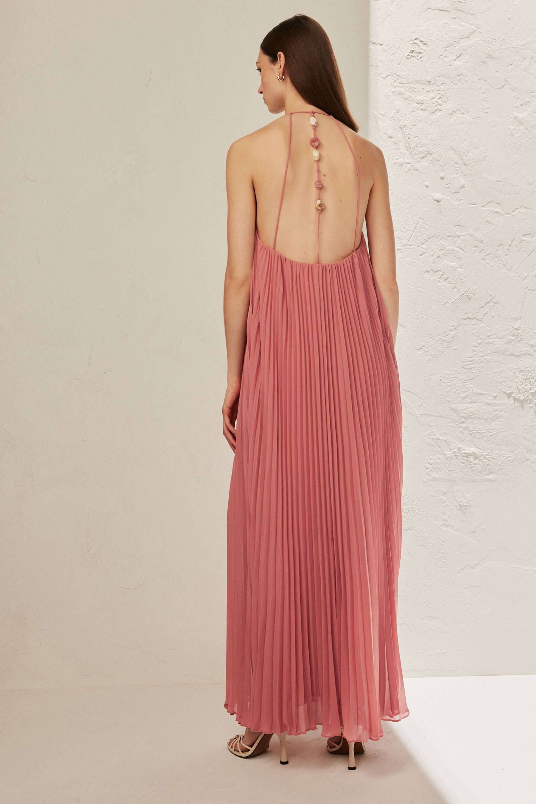 Next Maxikleid Premium Maxikleid mit Perlendetail günstig online kaufen
