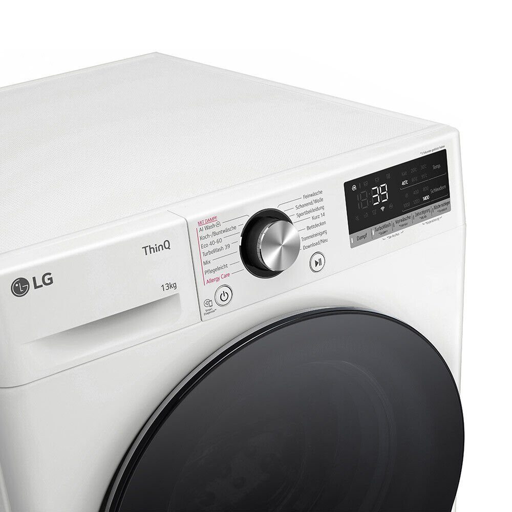 TurboWash -10% Waschmaschine A 13 EEK LG / Drive® AquaLock® 360°® 1360 / kg, Inverter F4WR703Y, U/min, Direct