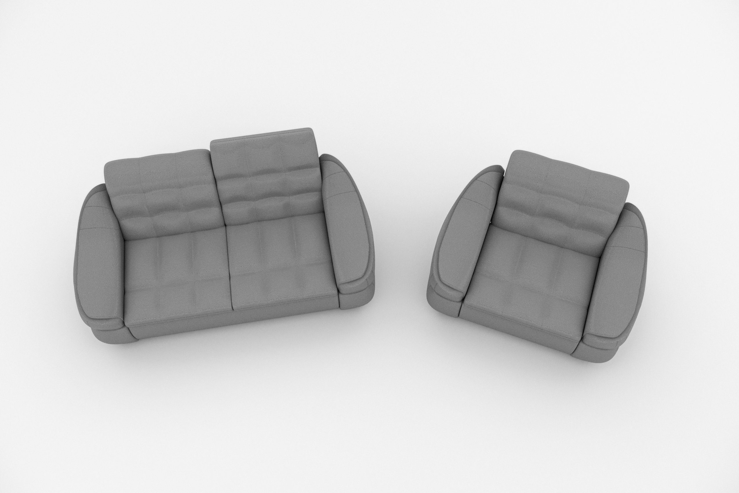 bestehend Stylefy Alisa, Polstergarnitur Sofa Design Sessel, Modern (Set und aus (2-tlg), 2-Sitzer
