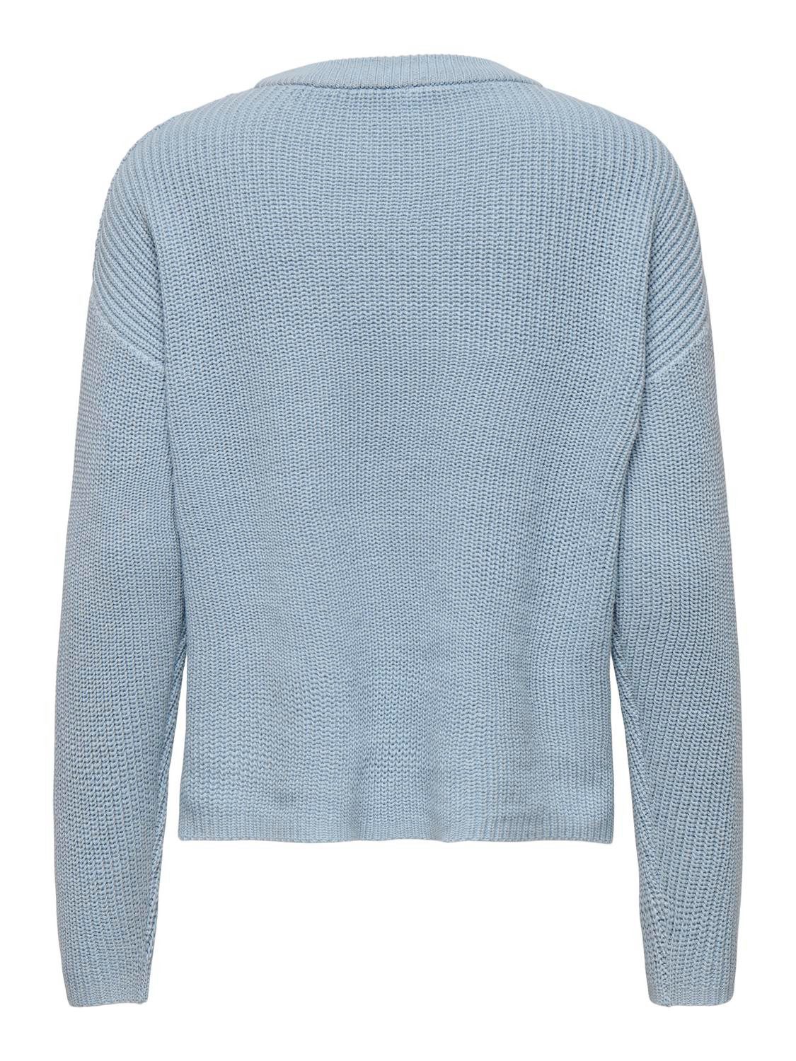 ONLY Rundhalspullover ONLLUNA LS O-NECK PULLOVER KNT NCA