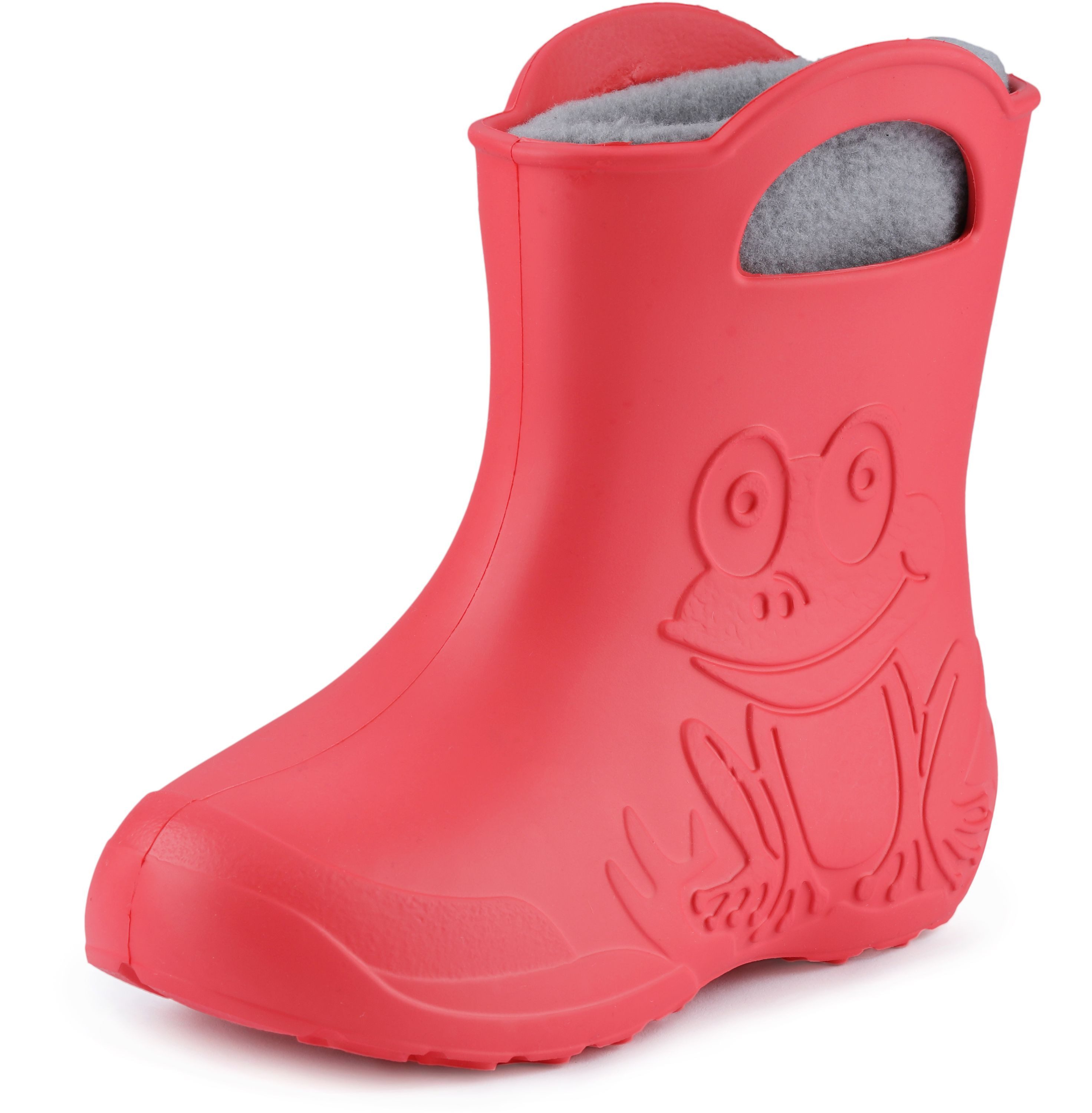 Ladeheid Kinder EVA federleichte Regenschuhe LA-CA-03 Gummistiefel mit herausnehmbares Innenfutter