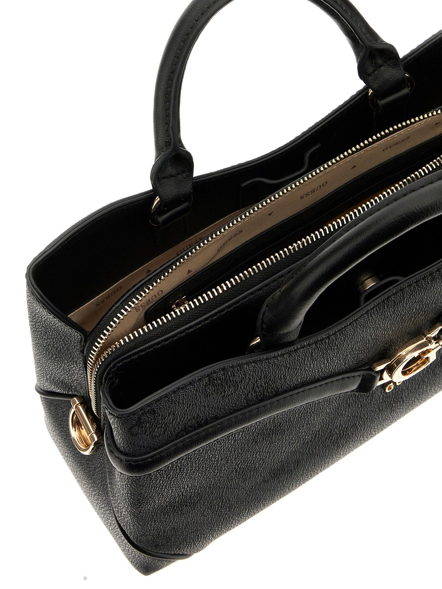 Guess Umhängetasche HWSG7993060 DEA GIRLFRIEND SATCHEL Woman Schultertasche (Stück, 1), Logoschriftzug