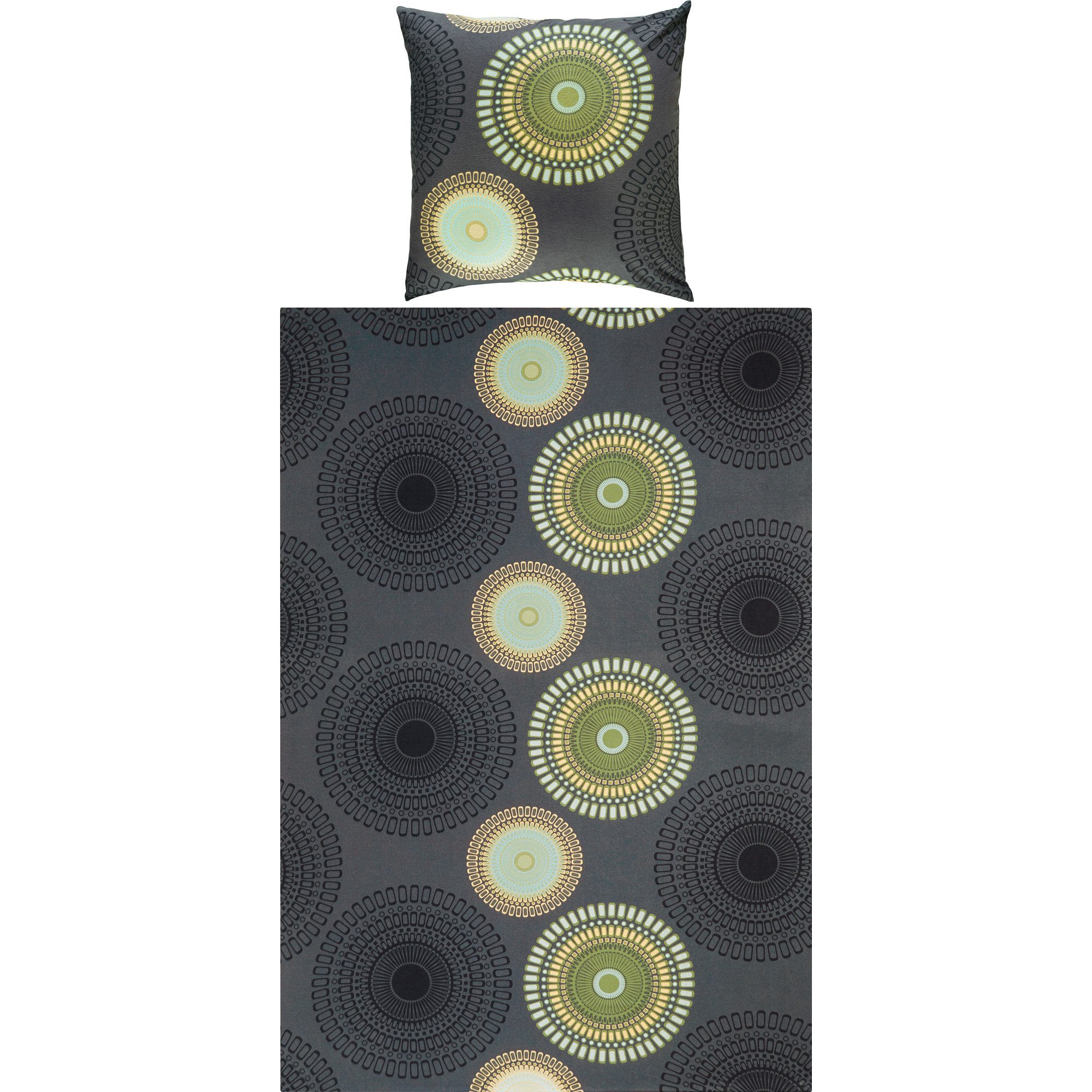 REDBEST Bettwäsche Bettwäsche, Biber, Kreise günstig online kaufen